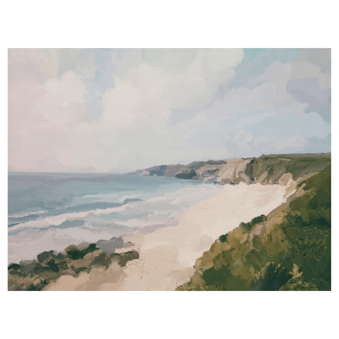 Cornwall Coast Canvas | Giri Designs Wall Art