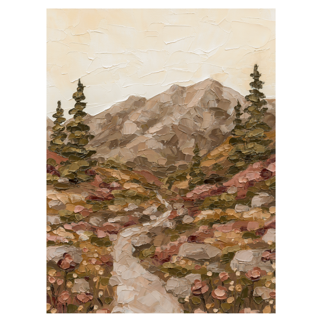 Mountain Byway - Hand Embellished