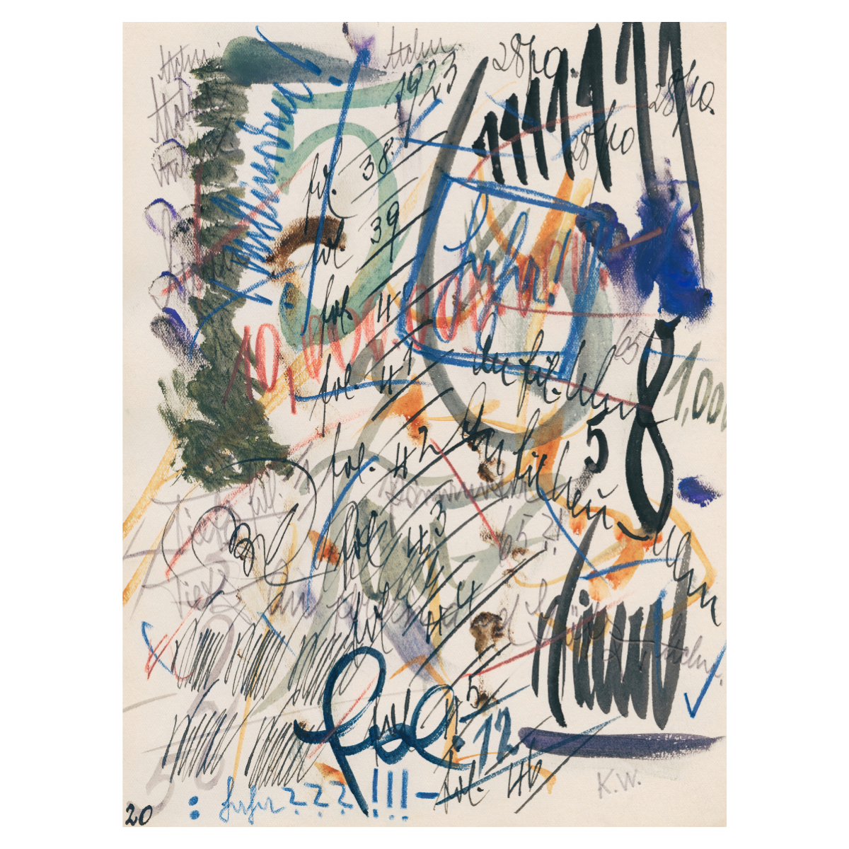 Aus meinem Leben, 50 Blätter IX by Karl Wiener 1923