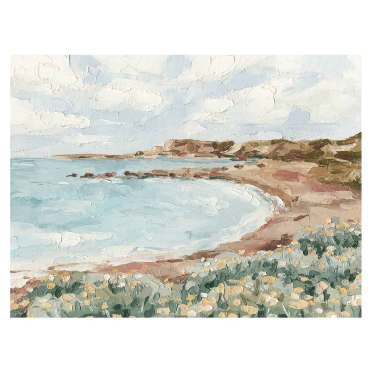 Low Tide - Hand Embellished - Giri Designs