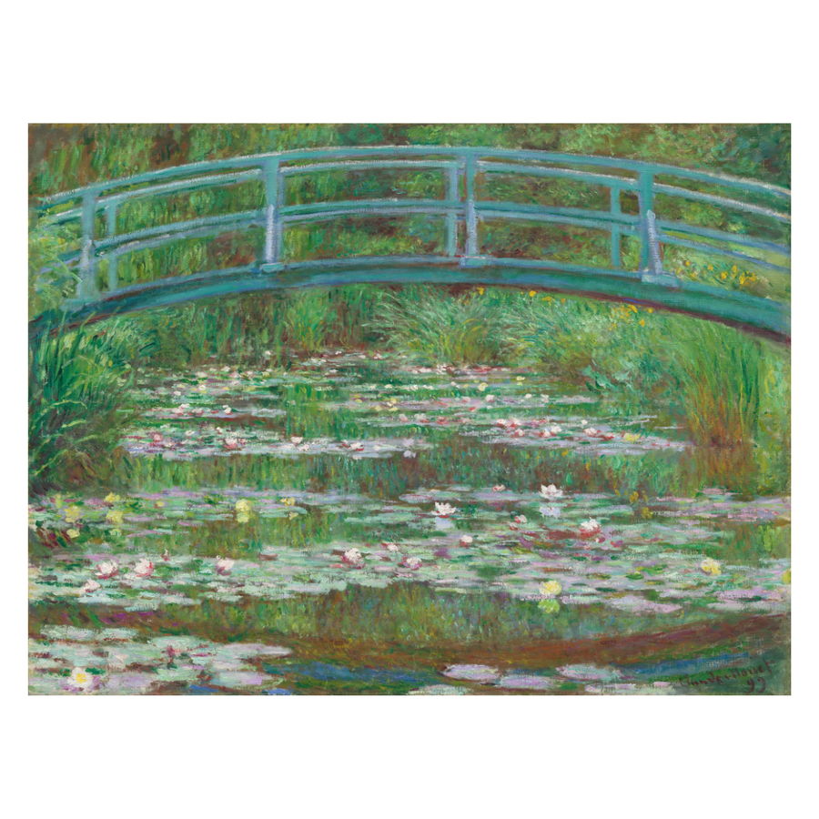 The Japanese Footbridge by Claude Monet 1899