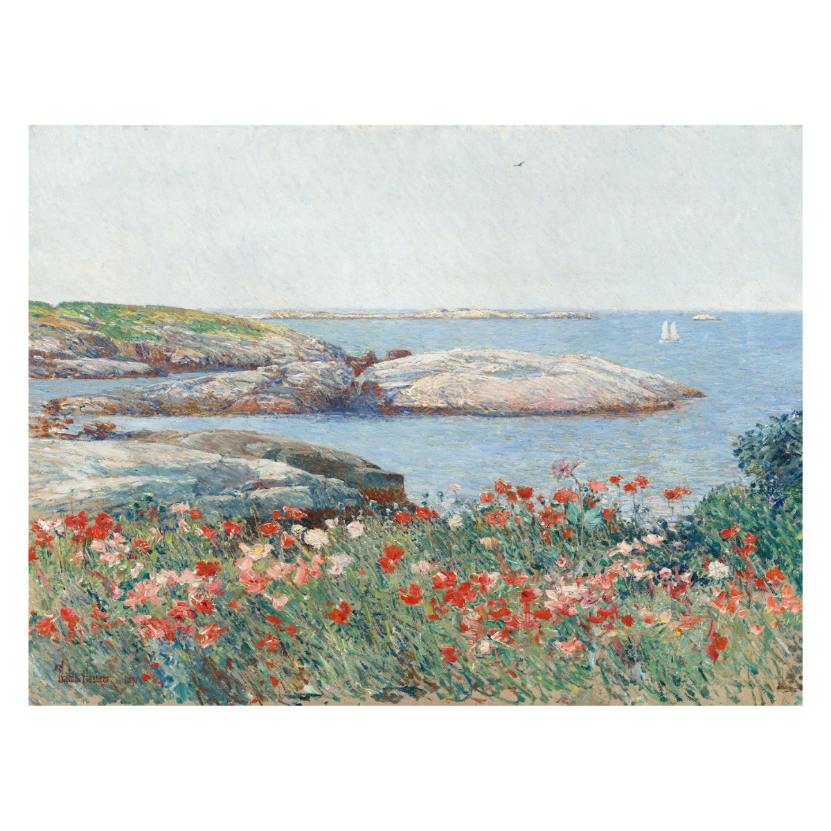 Poppies, Isles of Shoals by Childe Hassam 1891