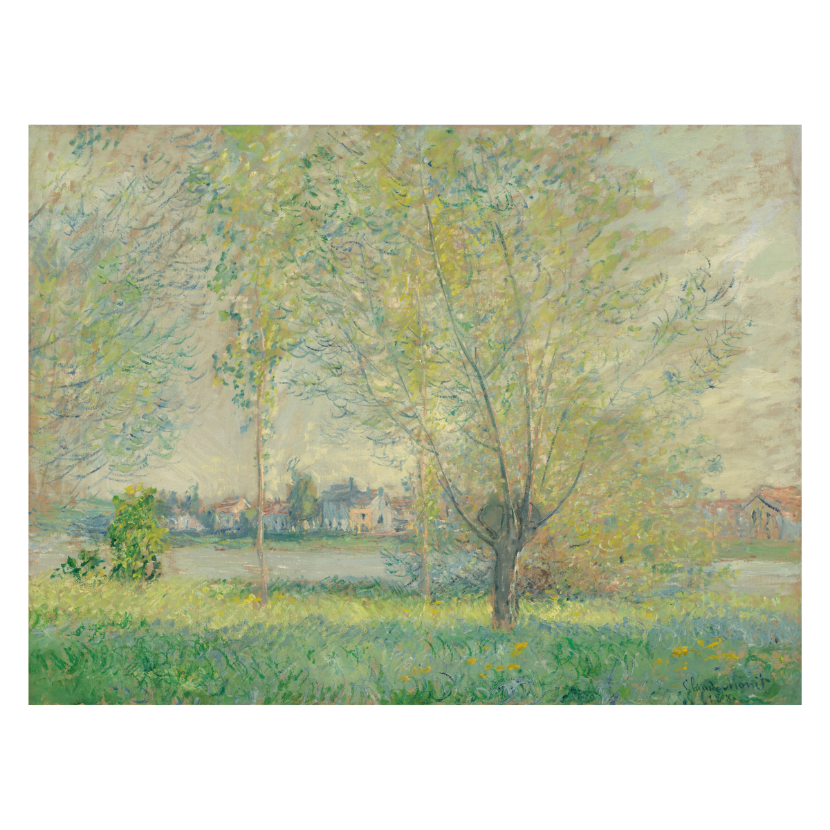 The Willows by Claude Monet 1880