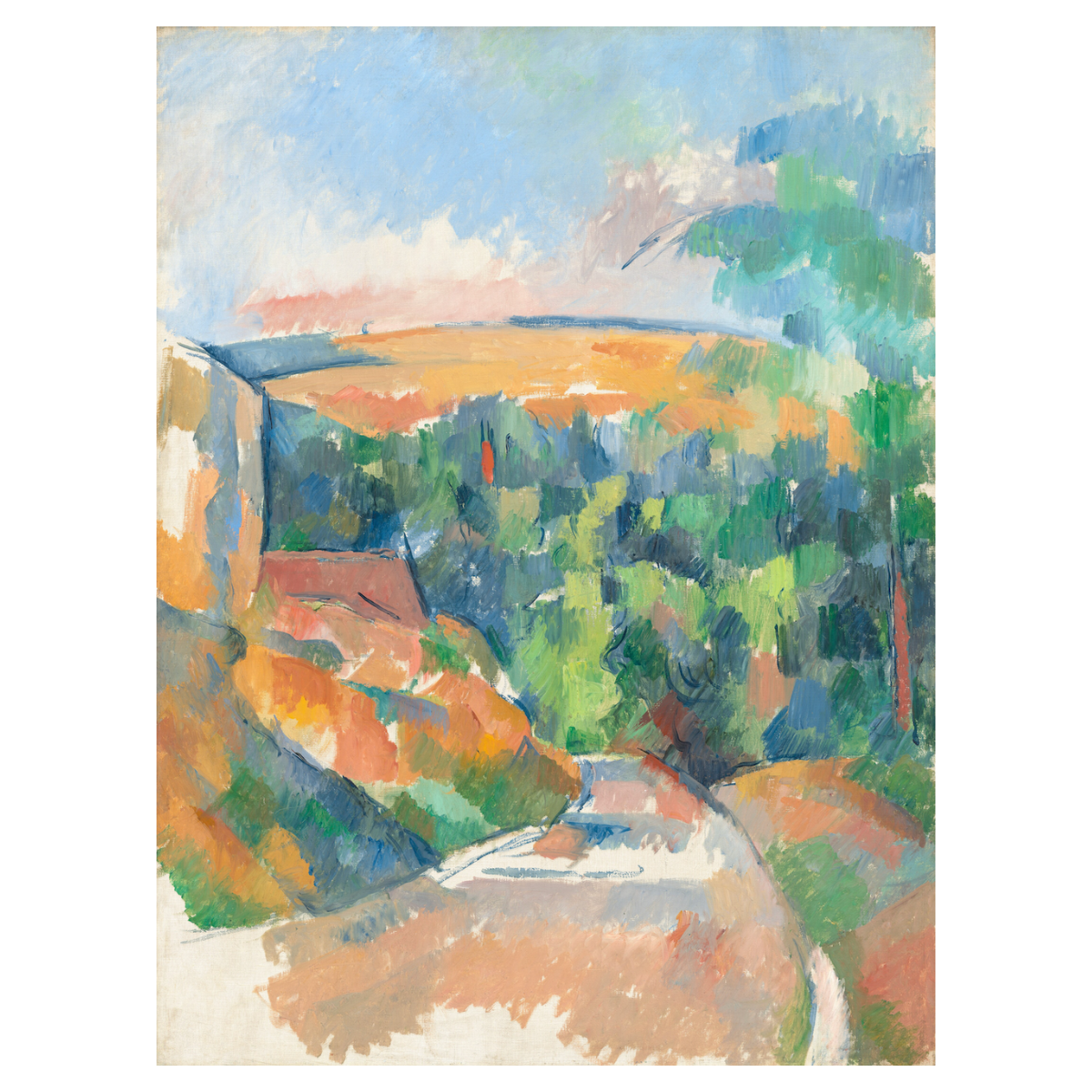 The Bend in the Road by Paul Cezanne 1900