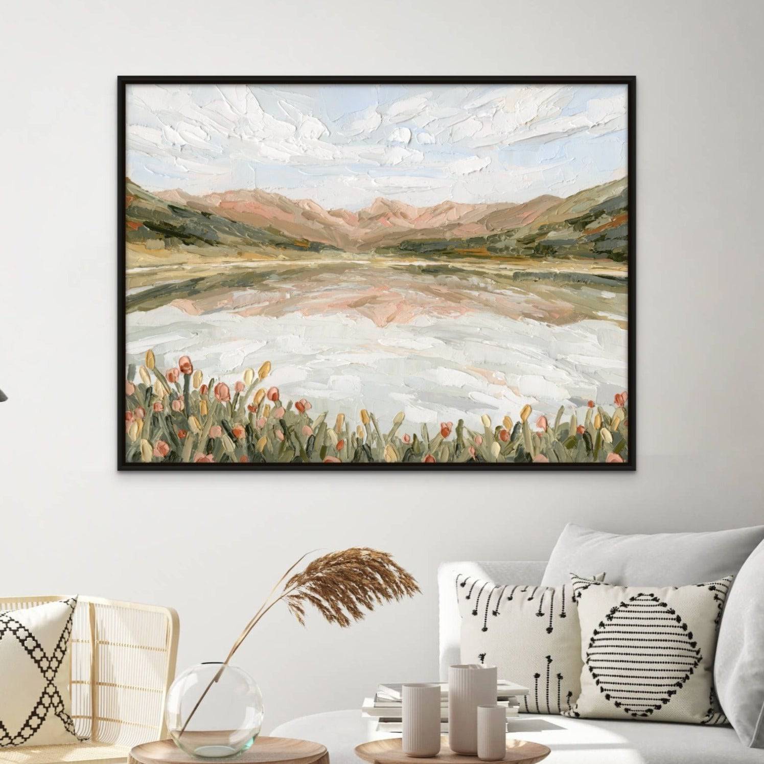 Vail Reflection Canvas | Giri Designs Wall Art