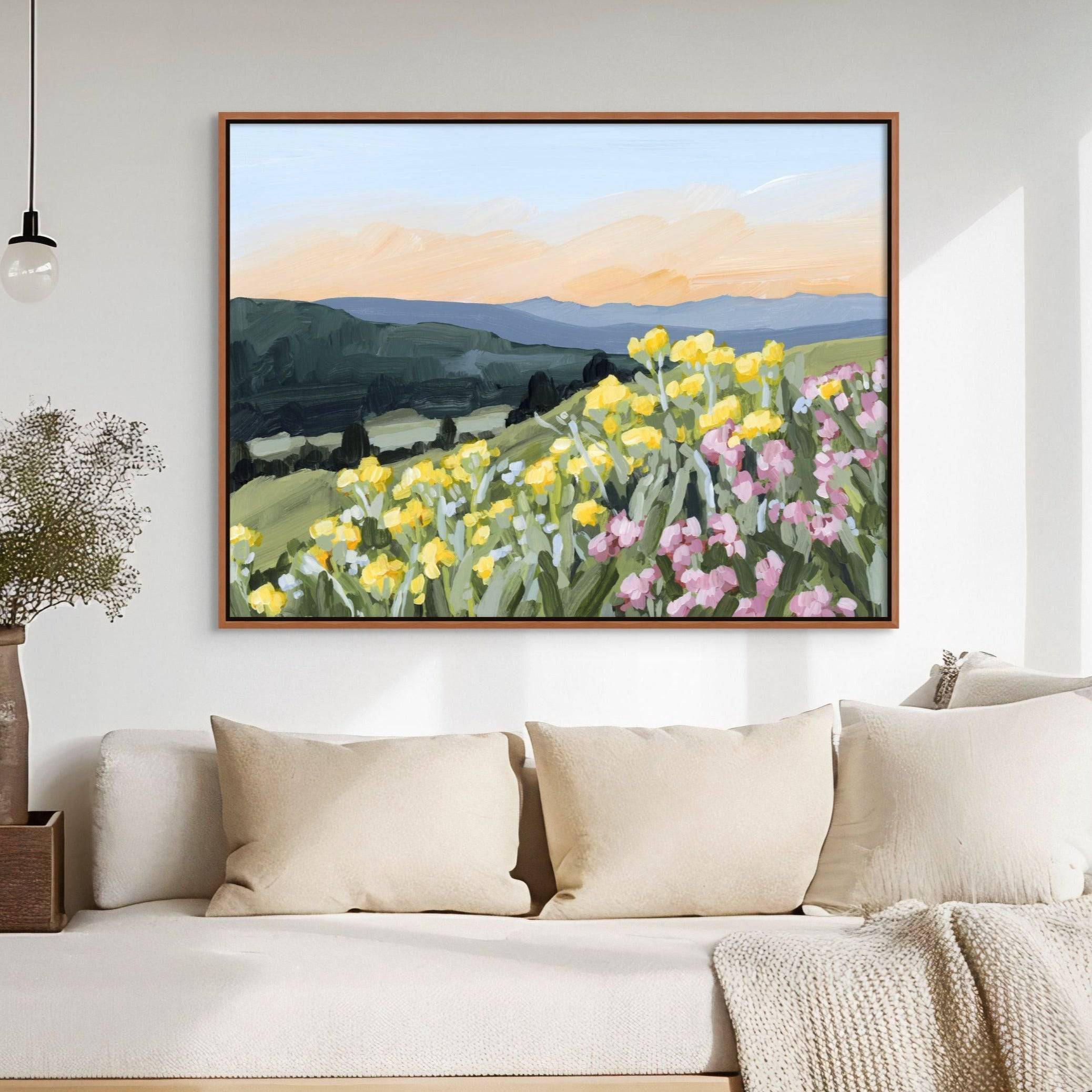 Wasatch Wildflowers - Hand Embellished - Giri Designs