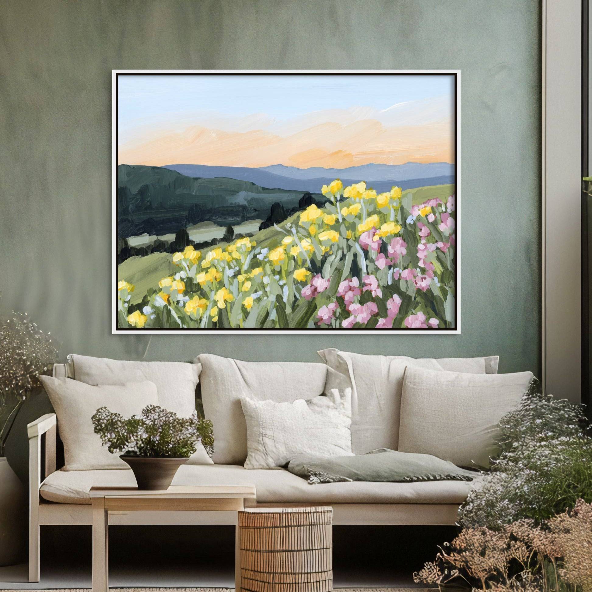 Wasatch Wildflowers - Hand Embellished - Giri Designs