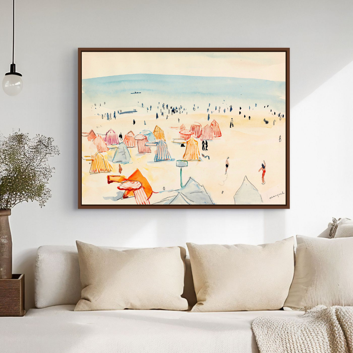 Sables d'Olonne Beach by Albert Marquet