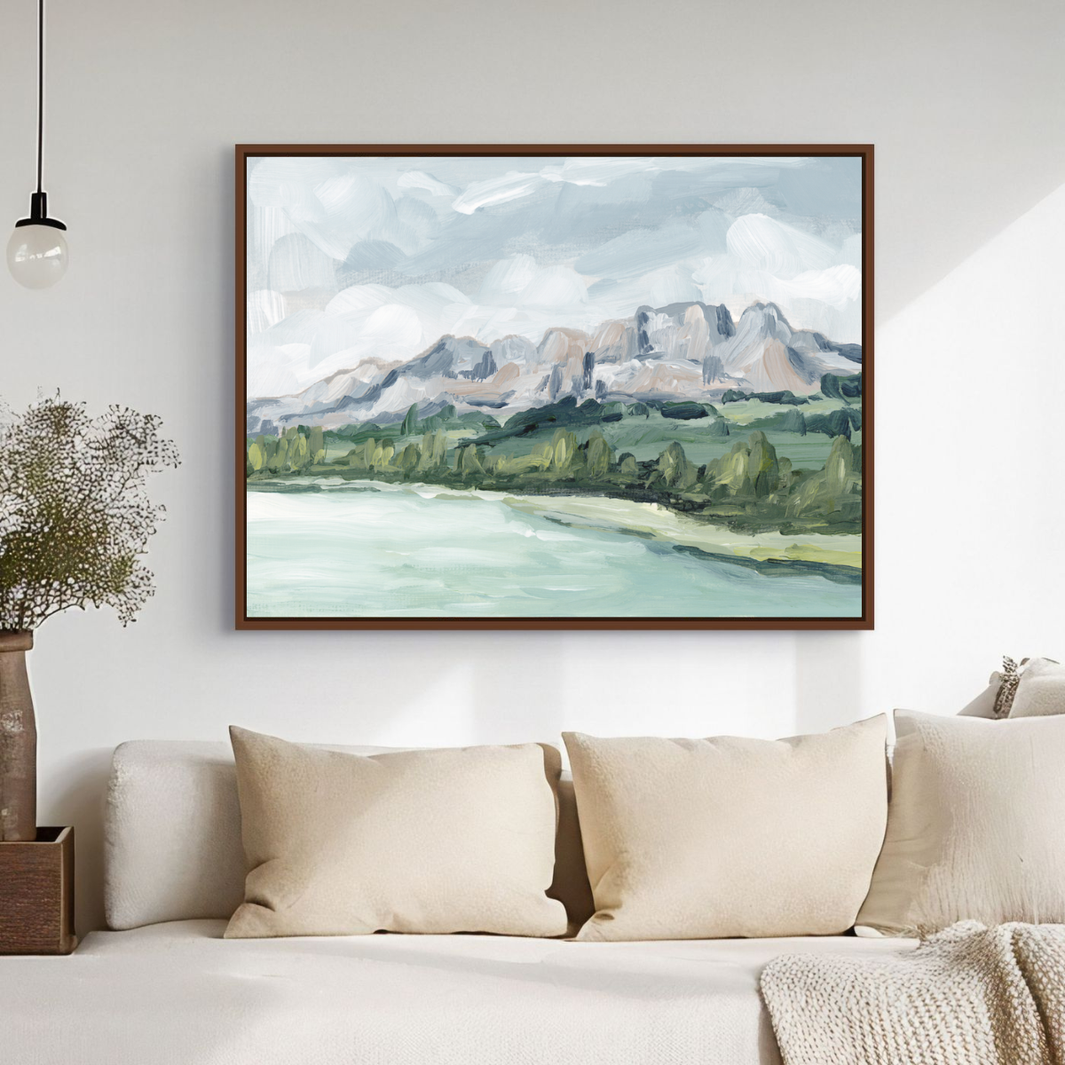 Lake in the North - Hand Embellished