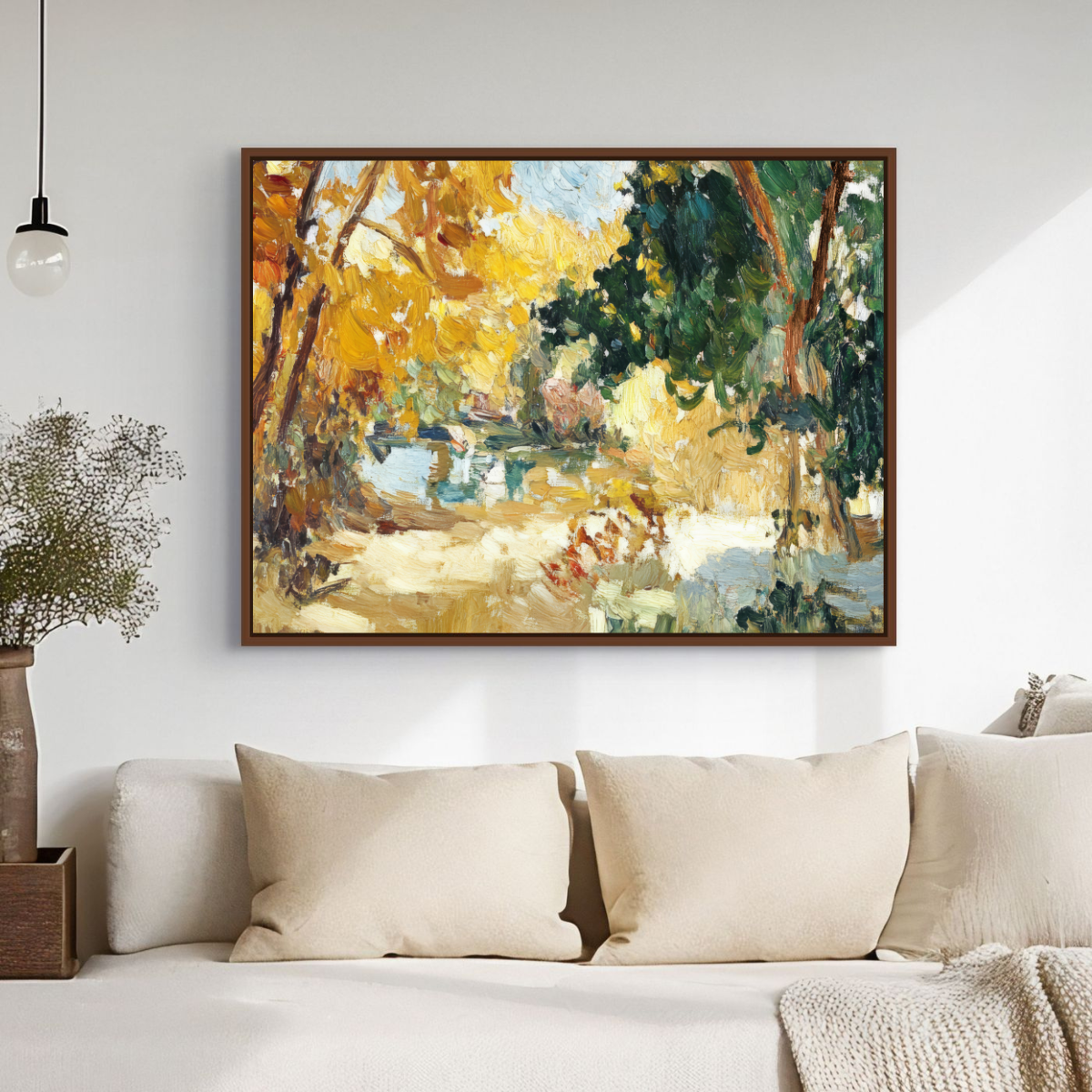 Abstract Yellow - Hand Embellished