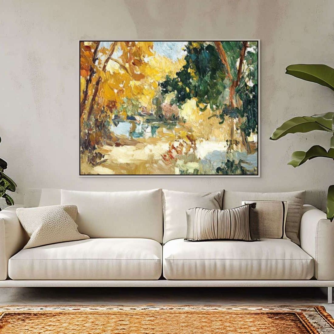 Abstract Yellow - Hand Embellished