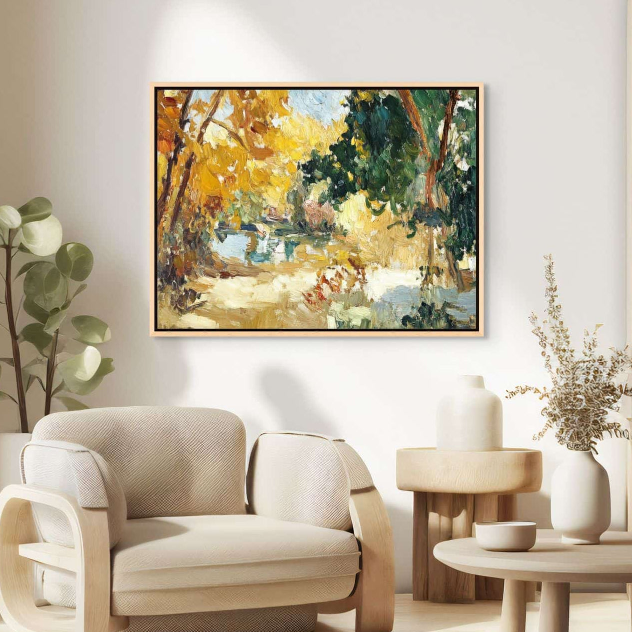 Abstract Yellow - Hand Embellished