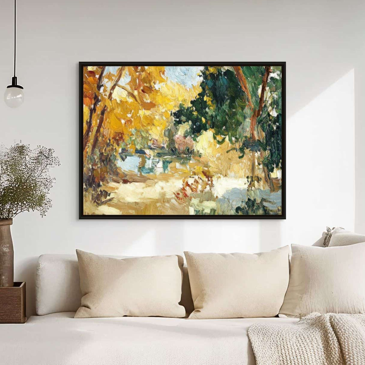 Abstract Yellow - Hand Embellished