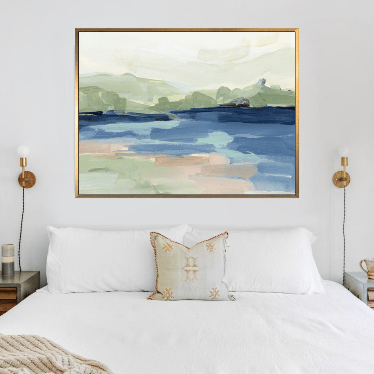 The Lake Cove - Hand Embellished - Giri Designs