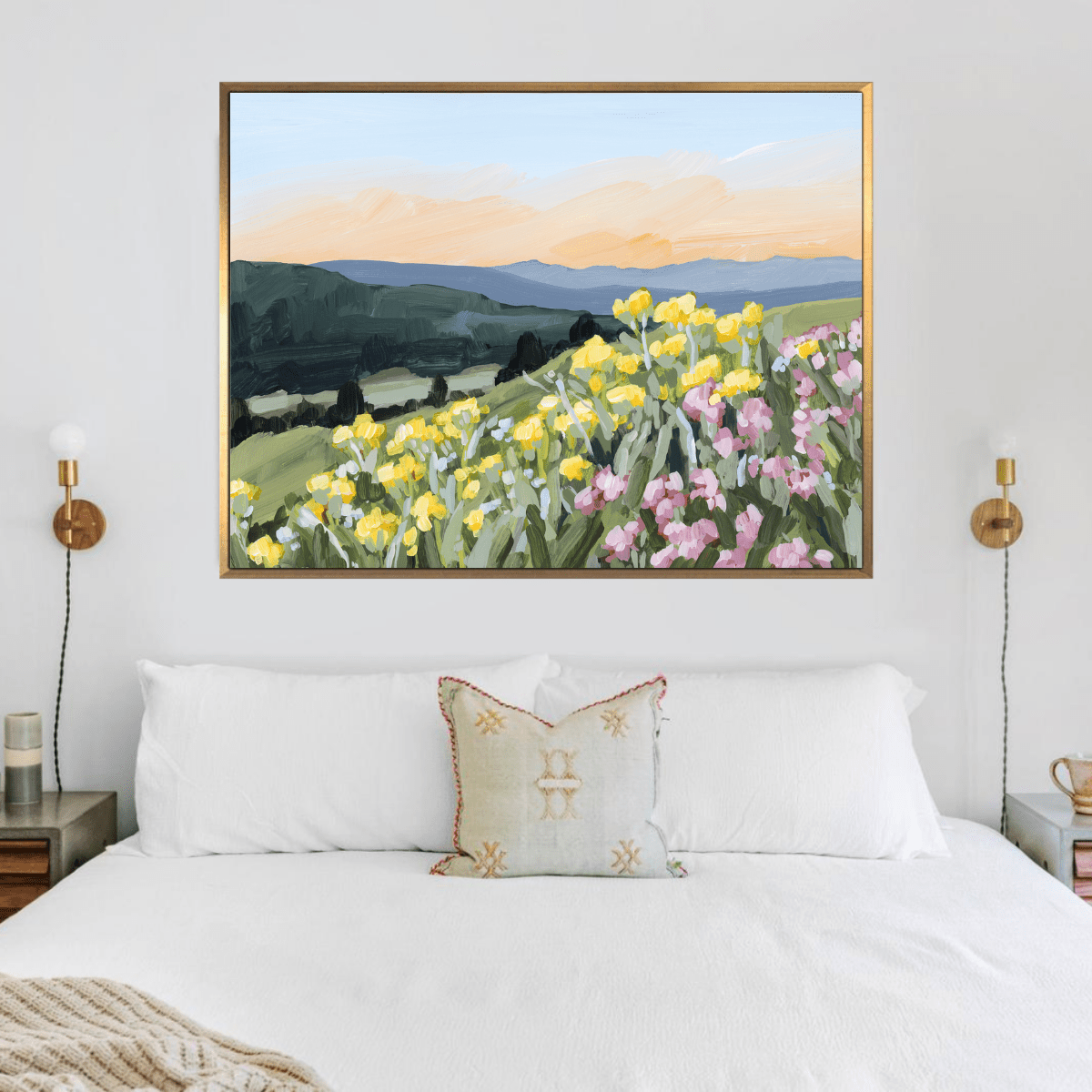 Wasatch Wildflowers - Hand Embellished - Giri Designs