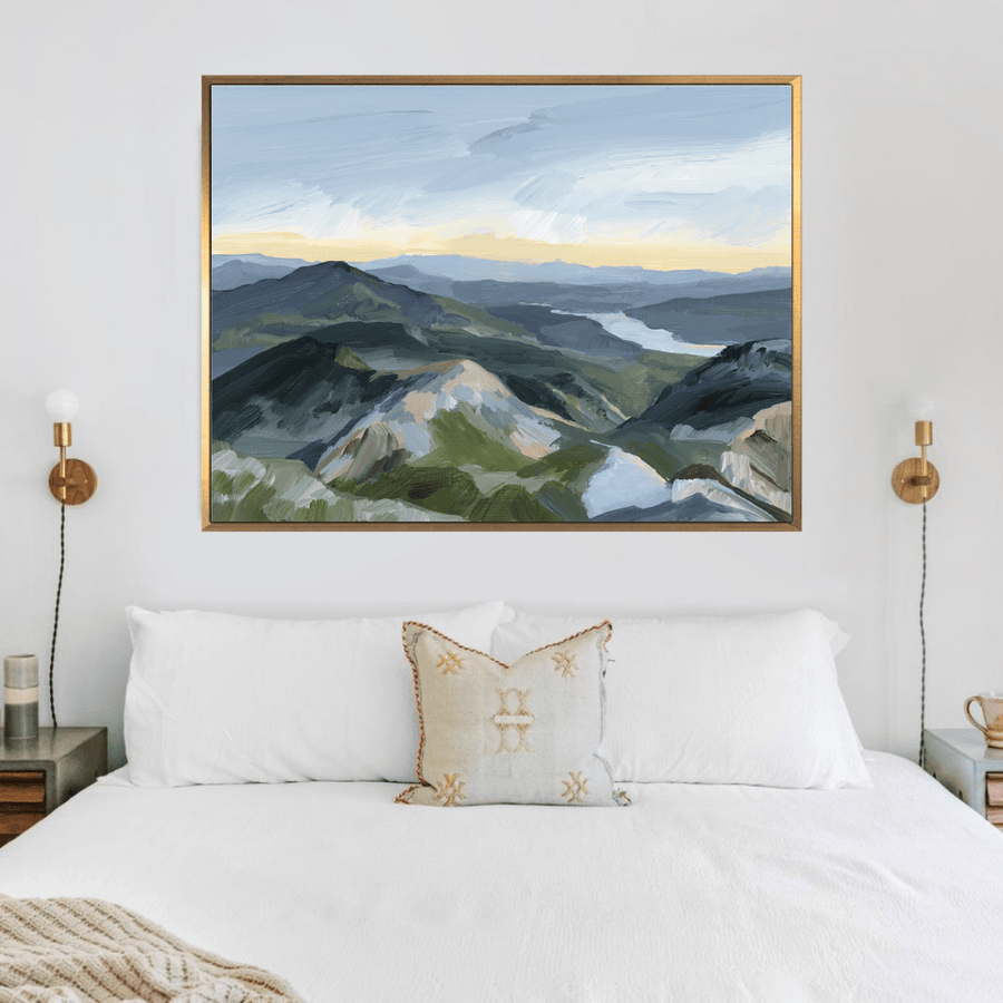 Peaks and Valleys - Hand Embellished