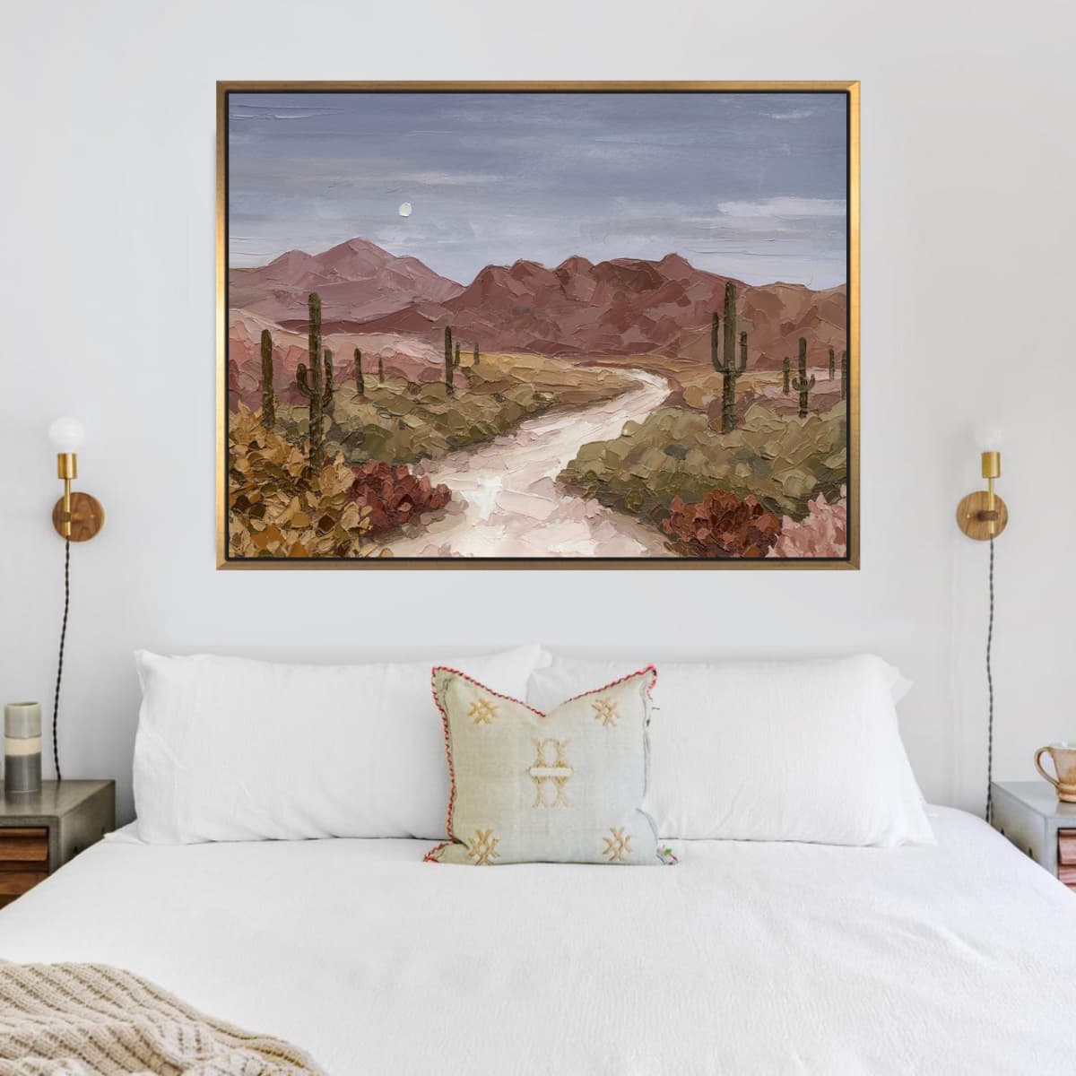 Desert Dusk - Hand Embellished