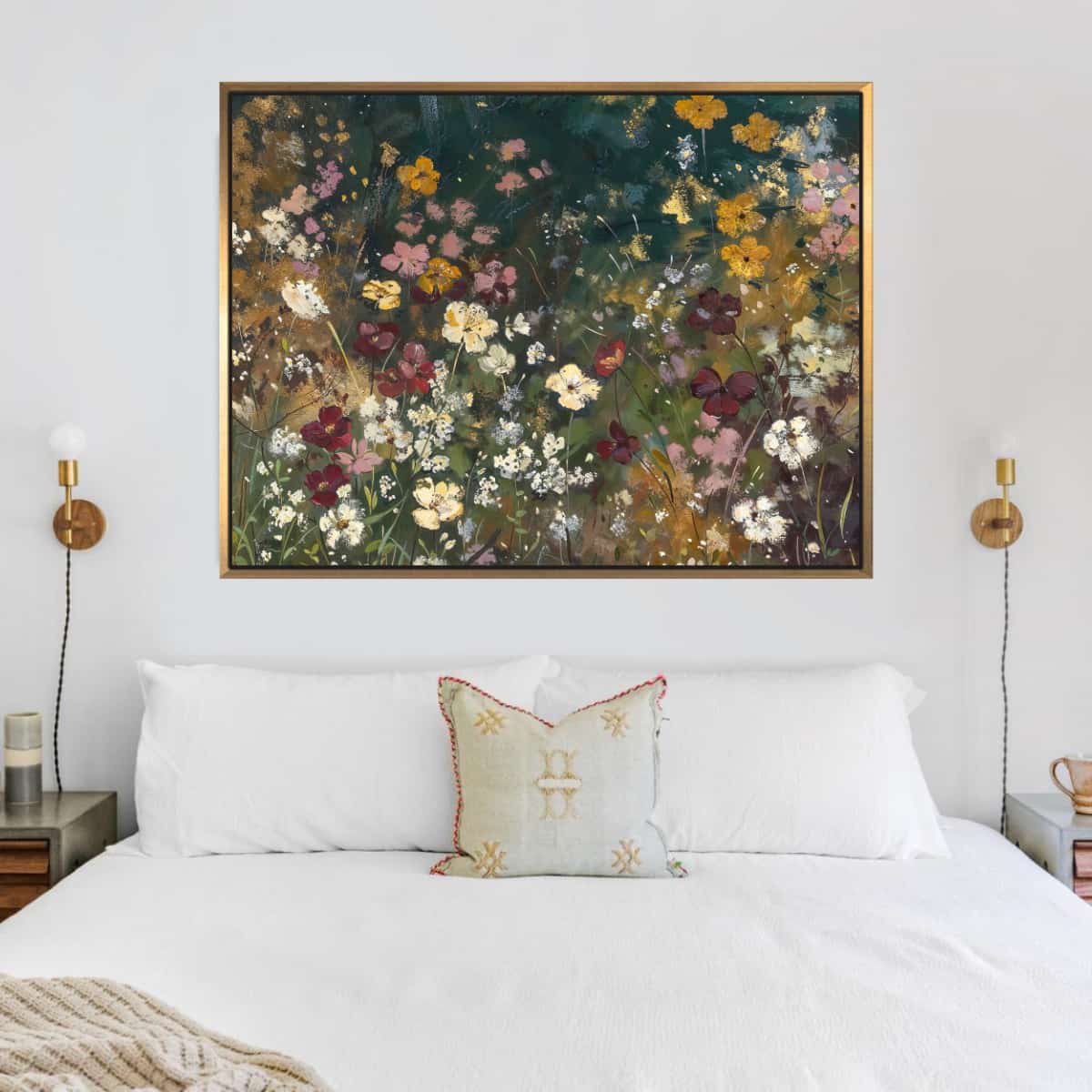 Wildflowers - Hand Embellished