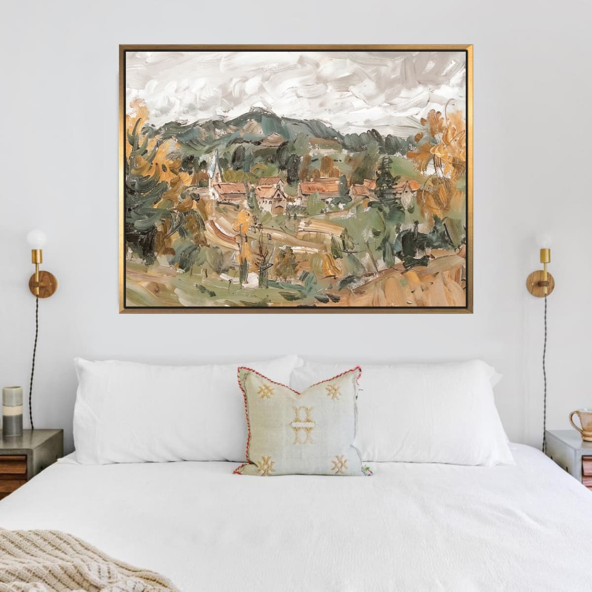 Village - Hand Embellished