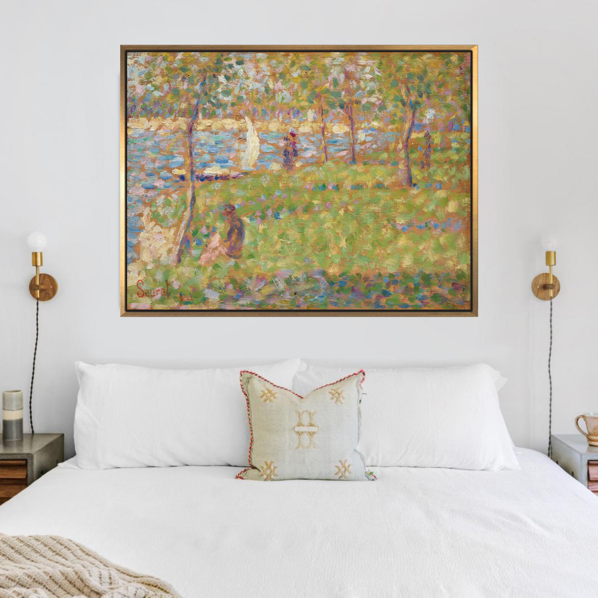 Study For La Grande Jatte by Georges Seurat 1884