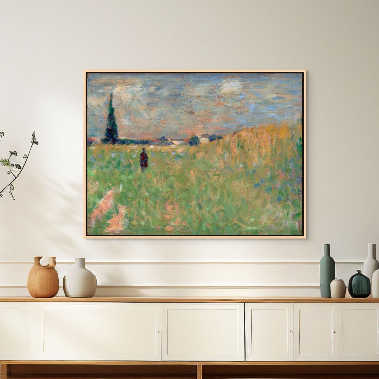 A Summer Landscape by Georges Seurat 1883