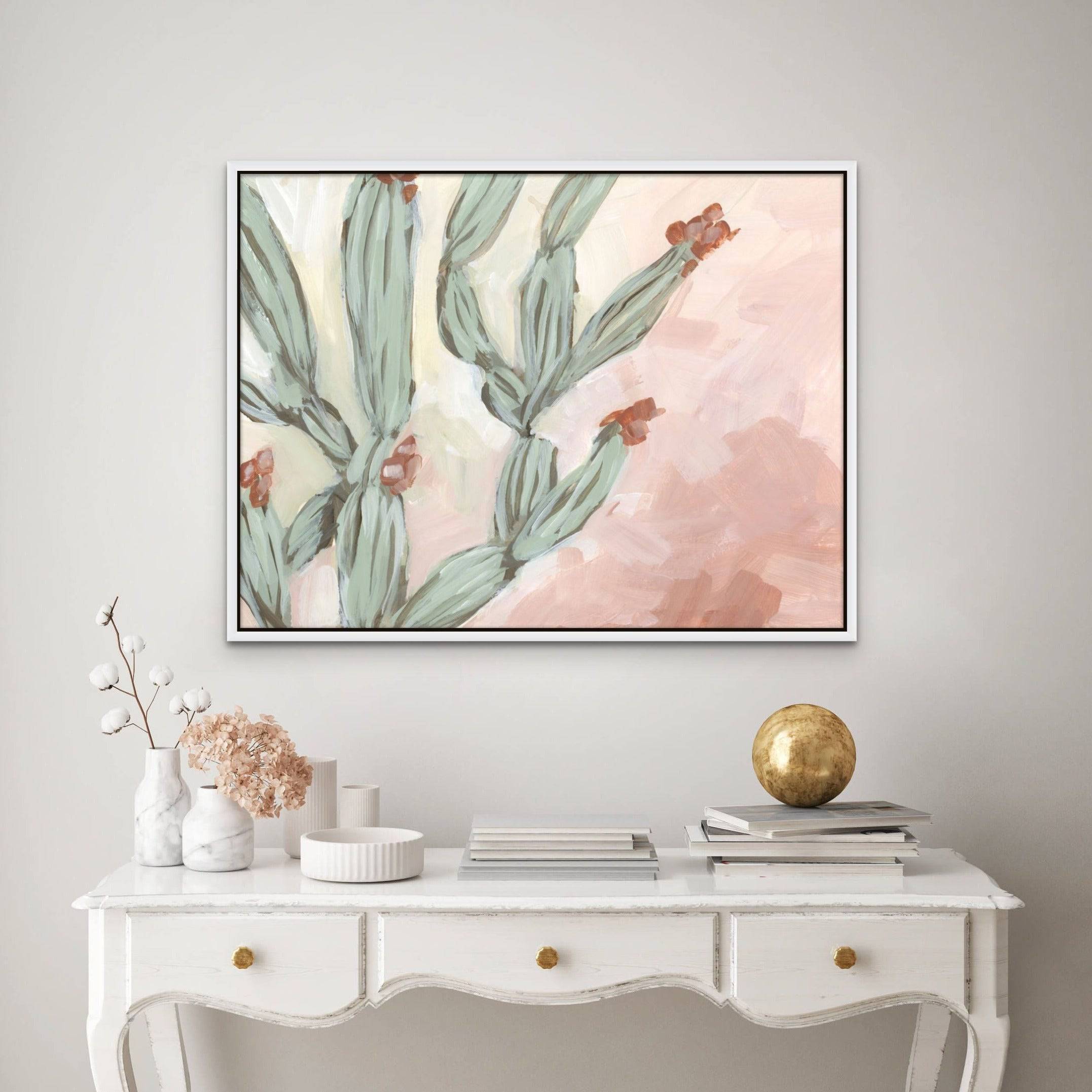 Blooming Cactus - Hand Embellished - Giri Designs