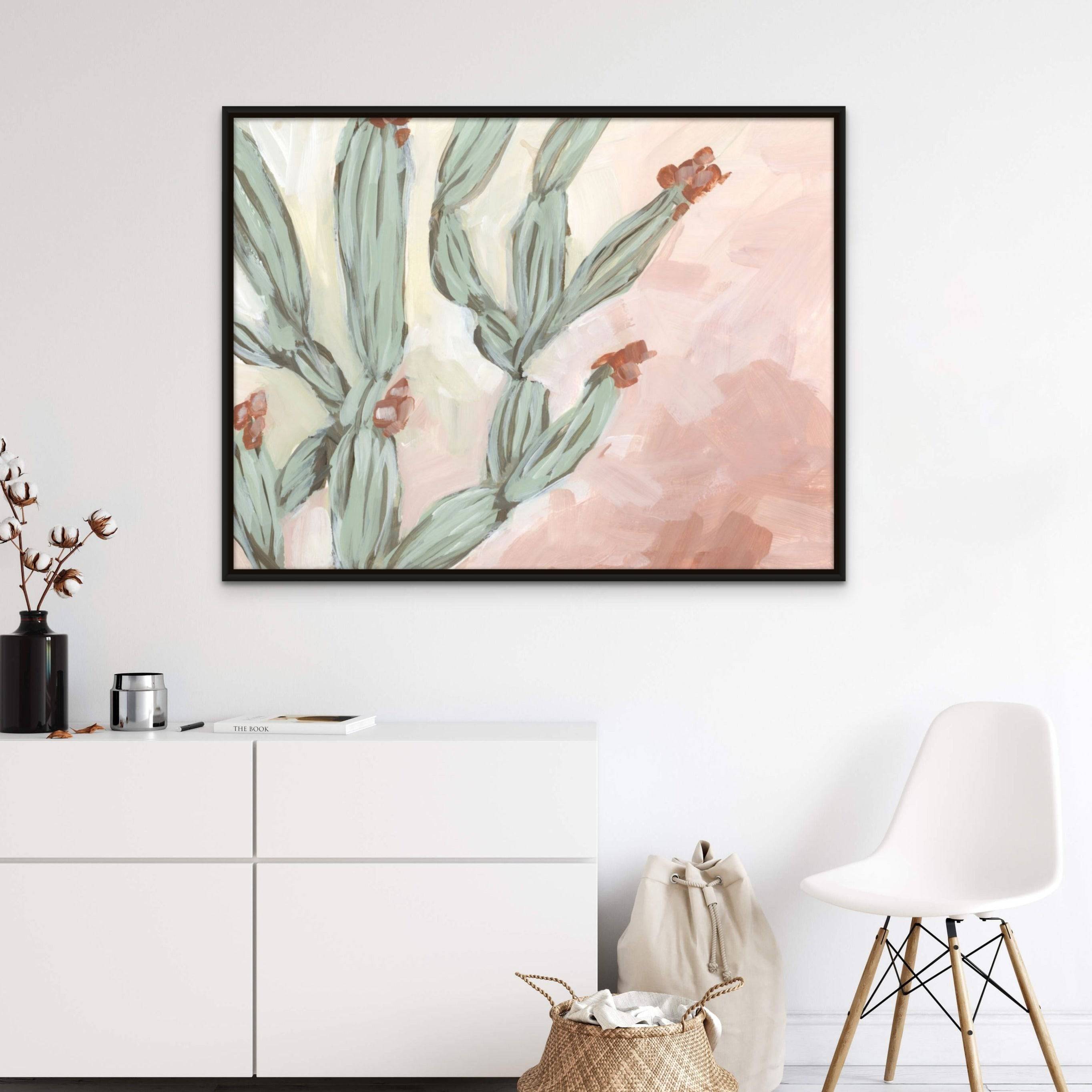 Blooming Cactus - Hand Embellished - Giri Designs