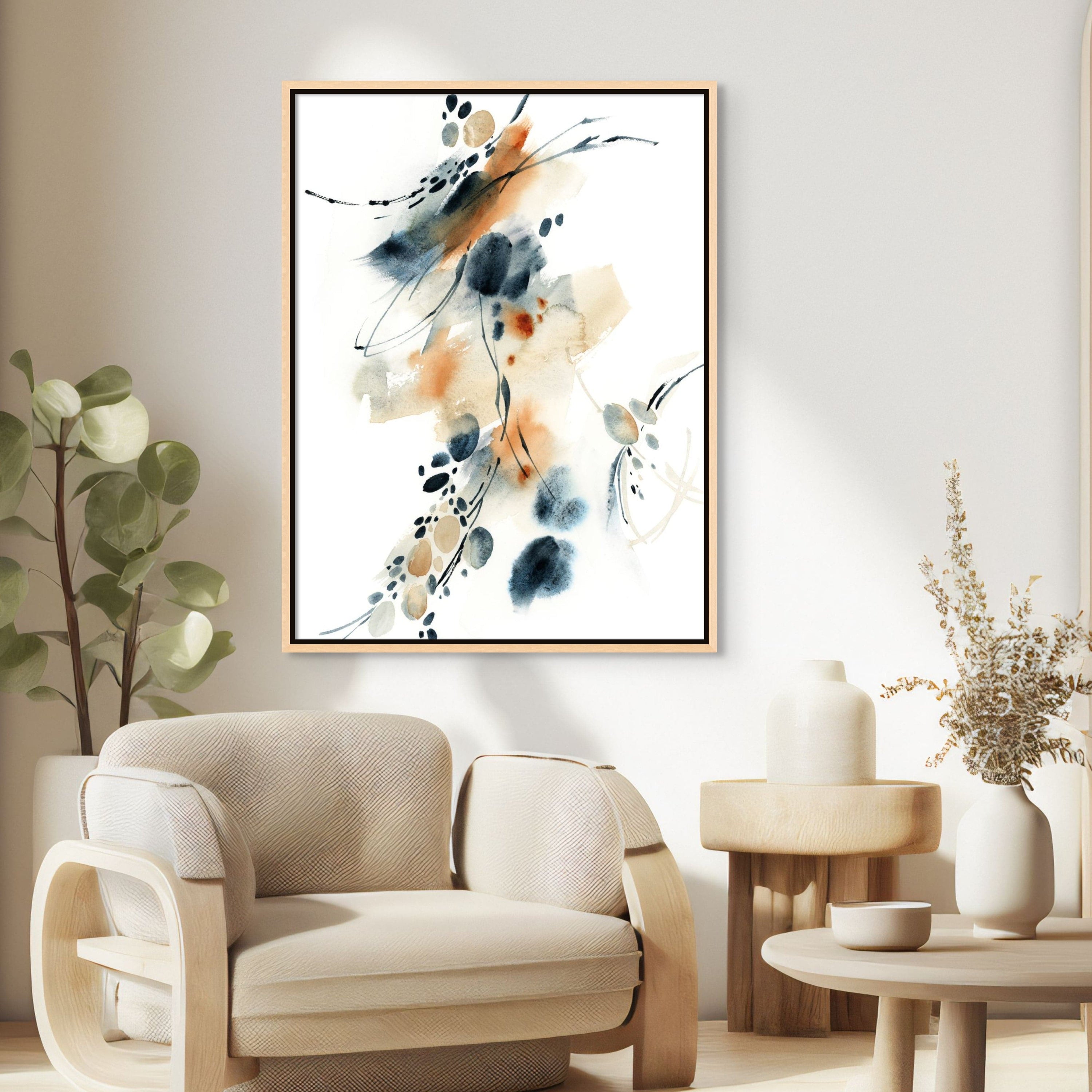 Blue and Terracotta - Giri Designs