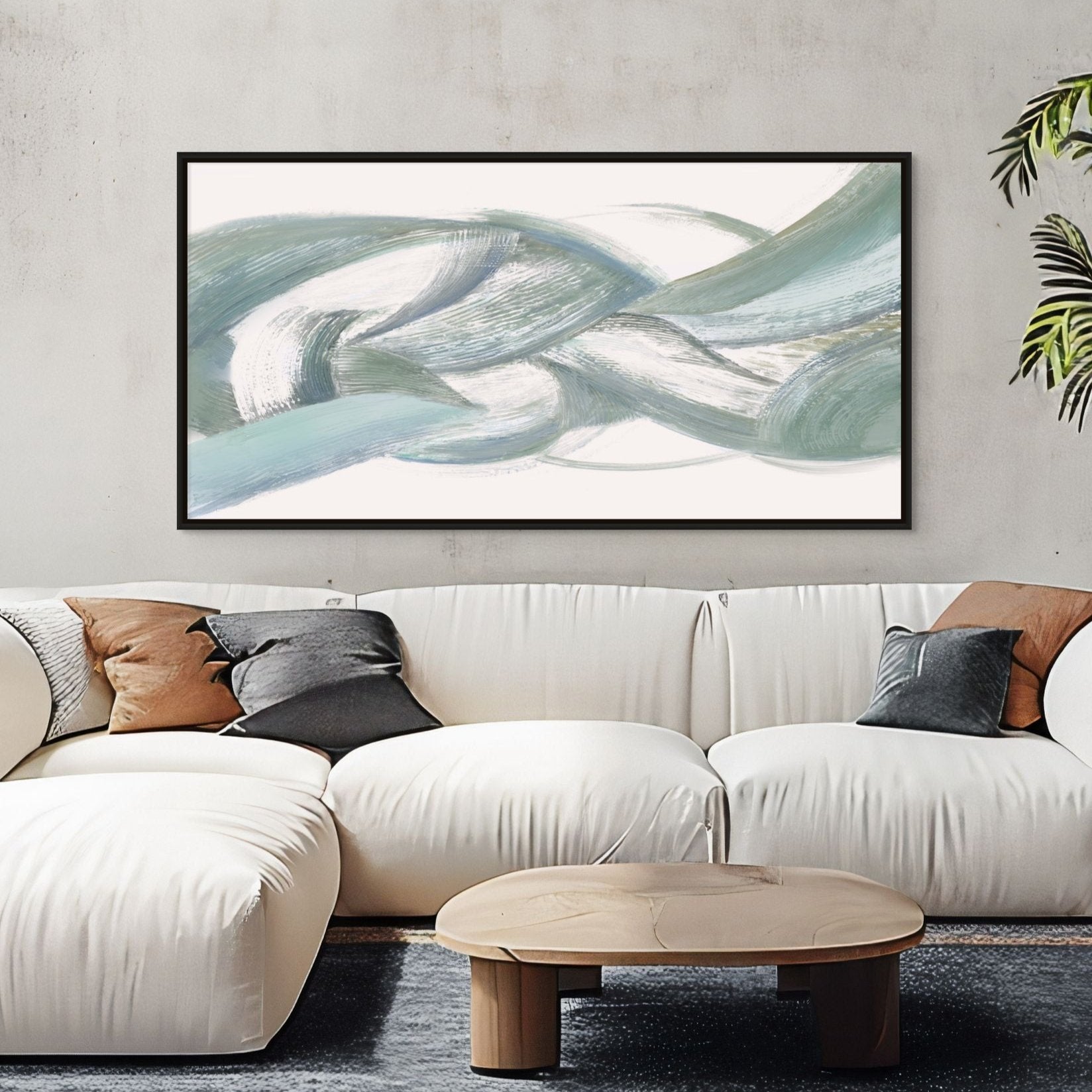 Blue Harmony Panorama - Giri Designs