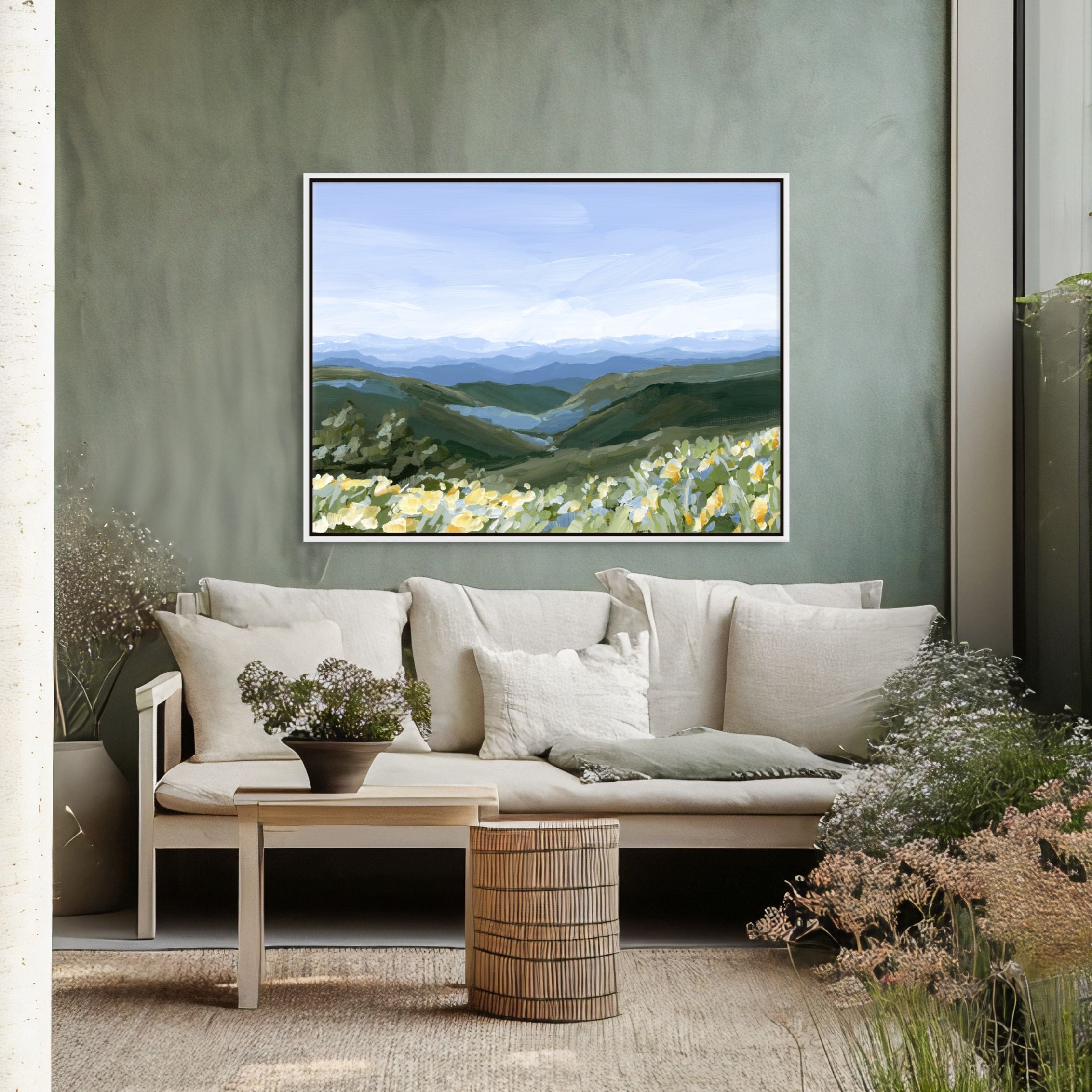 Blue Ridge in Bloom - Giri Designs