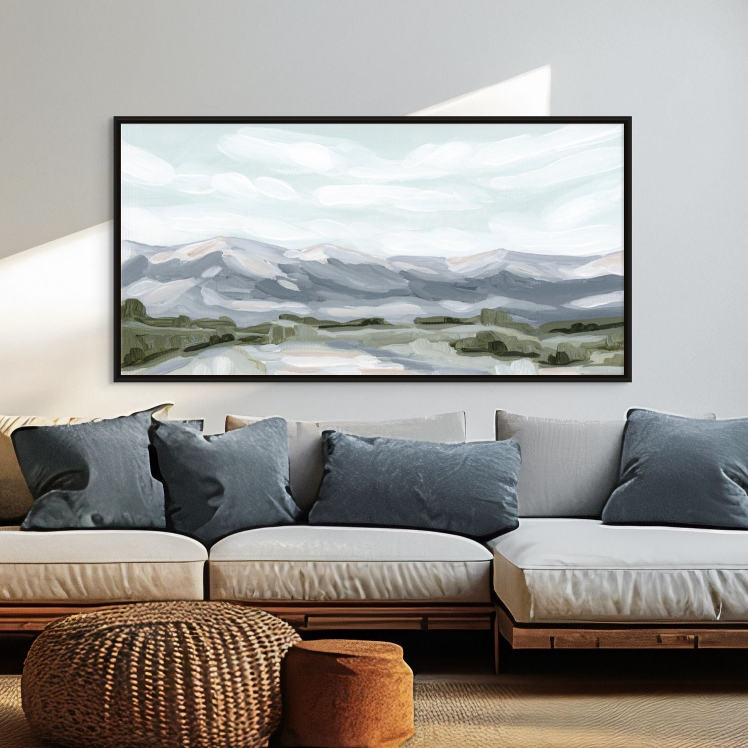 Breckenridge Panorama - Hand Embellished - Giri Designs