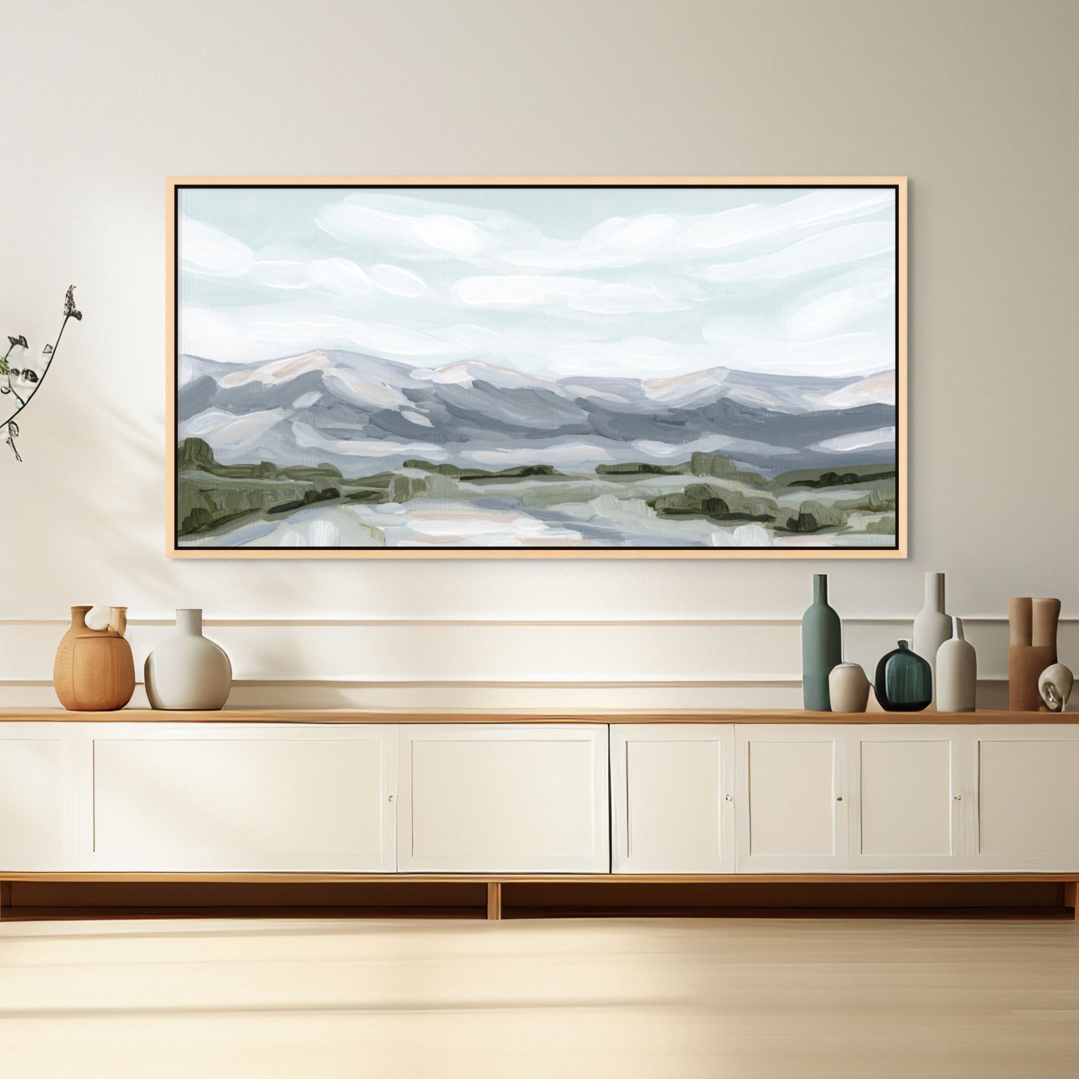 Breckenridge Panorama - Hand Embellished - Giri Designs