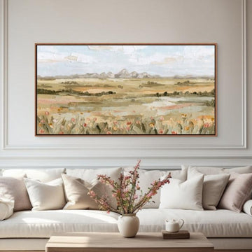 Grand Tetons Panorama - Hand Embellished - Giri Designs