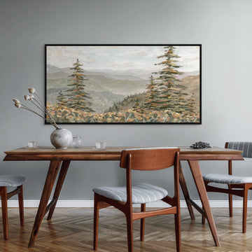 Rainbow Ridge Panorama - Hand Embellished - Giri Designs