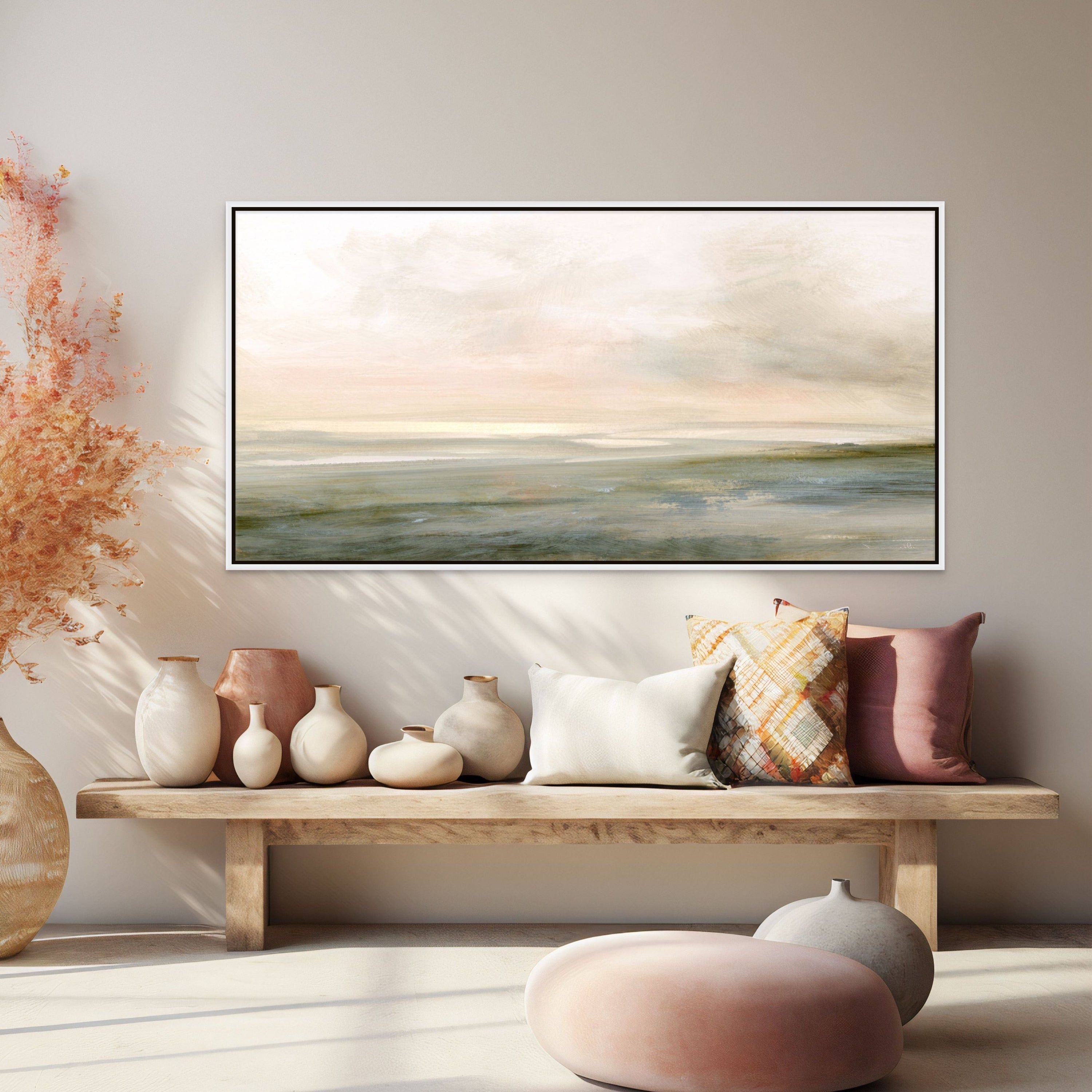 Low Tide Summer Panorama - Giri Designs