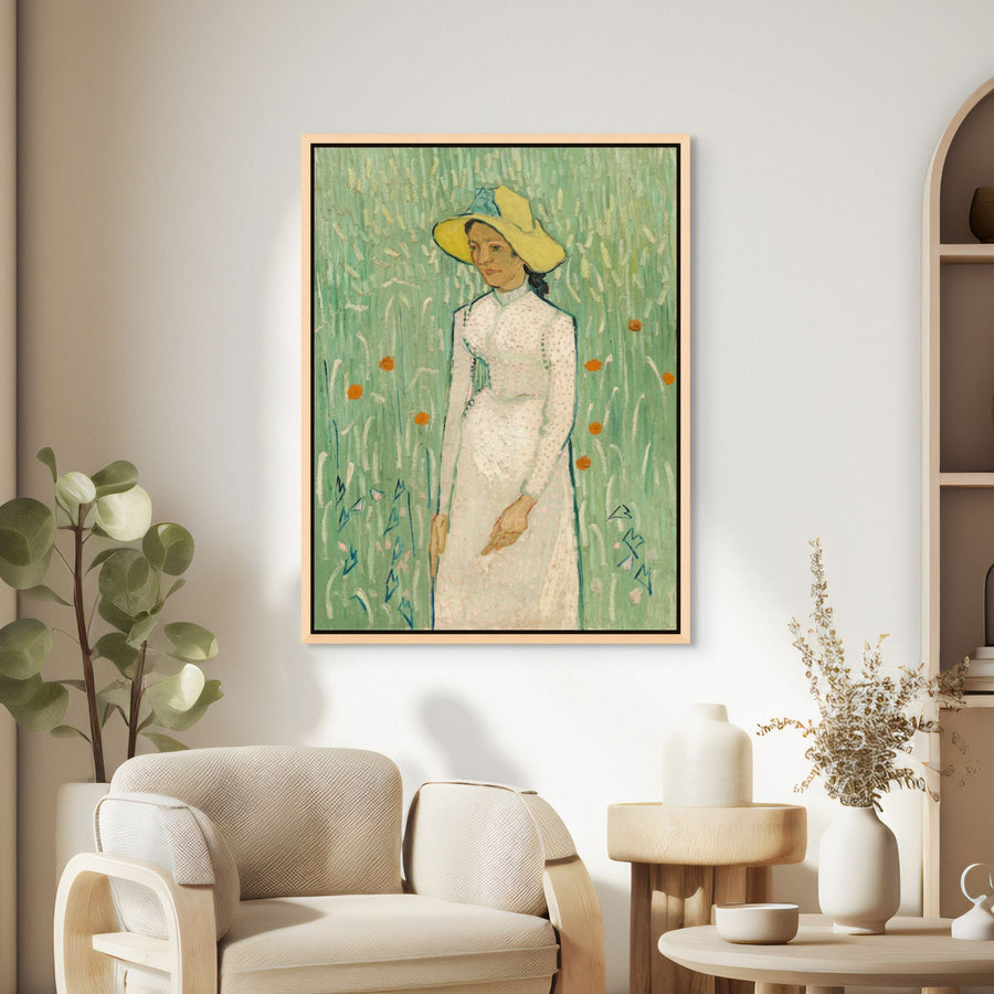 Girl in White by Vincent van Gogh 1890