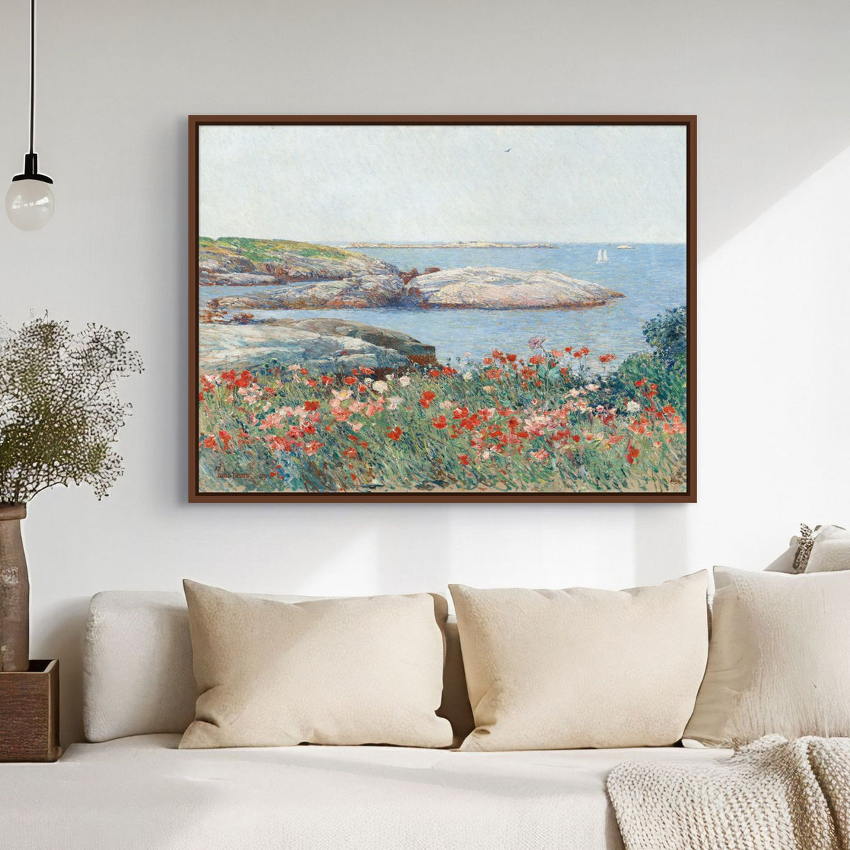 Poppies, Isles of Shoals by Childe Hassam 1891