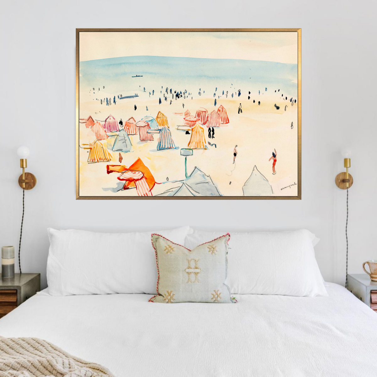 Sables d'Olonne Beach by Albert Marquet
