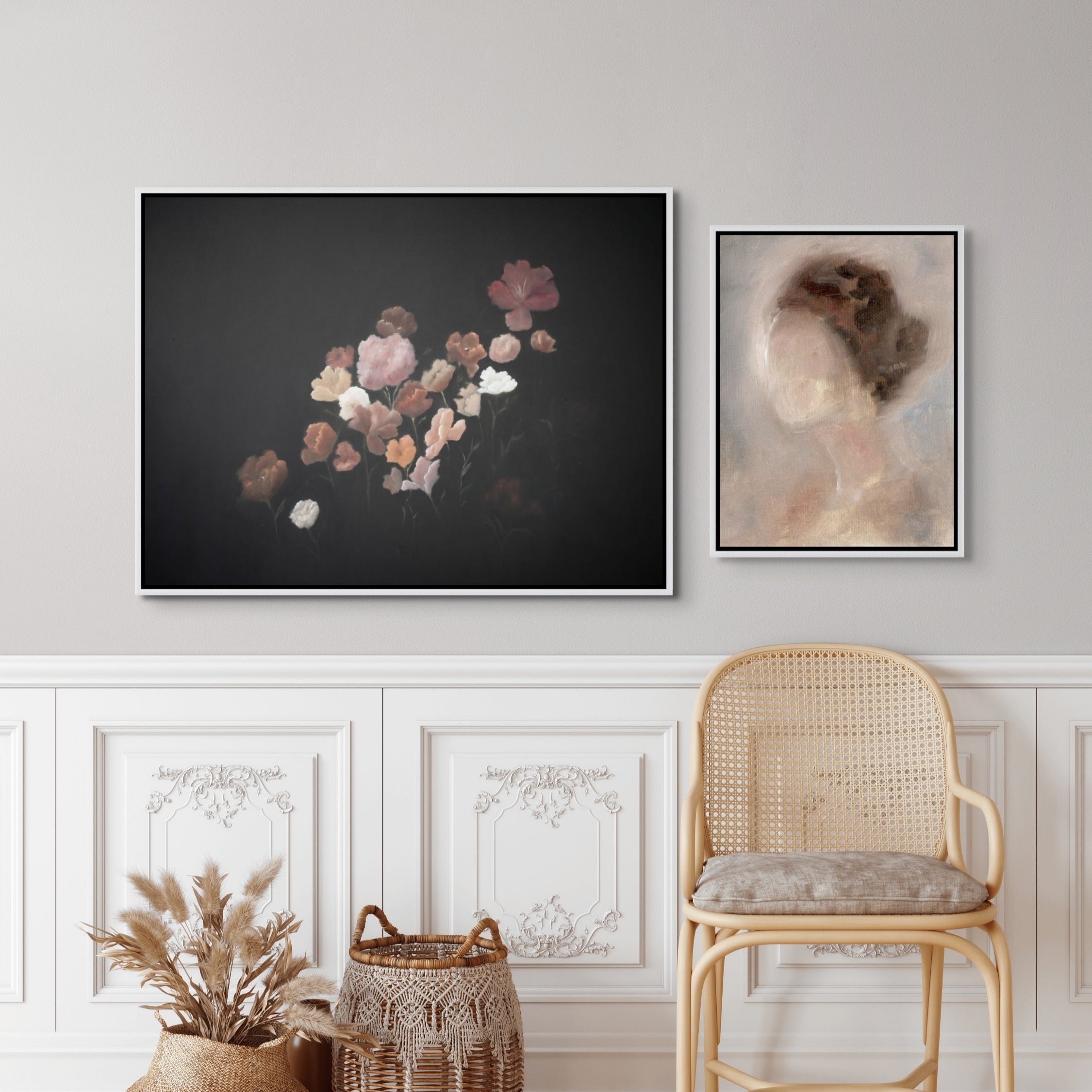 Floral Romance Gallery Wall 64" x 32" - Giri Designs