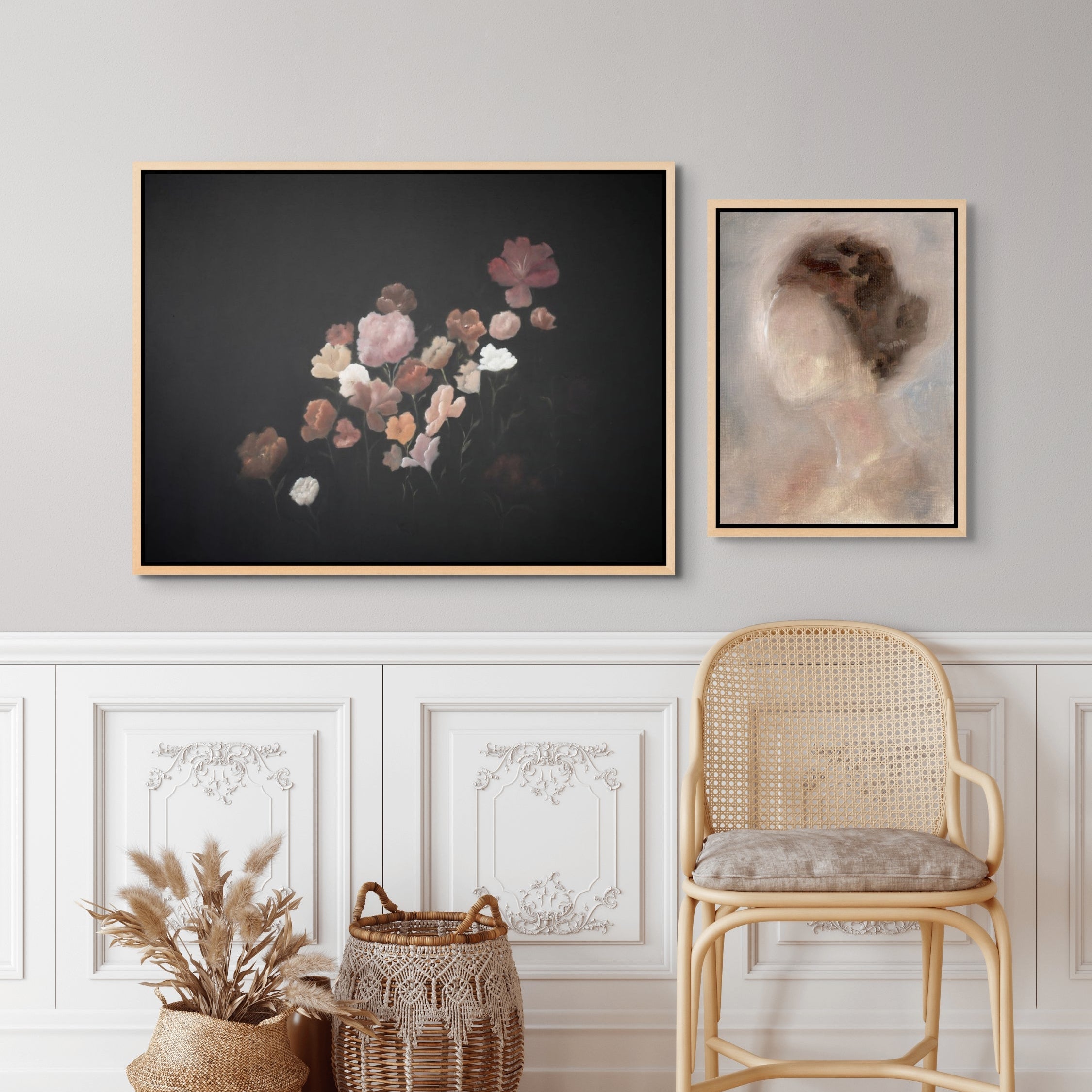 Floral Romance Gallery Wall 64" x 32" - Giri Designs