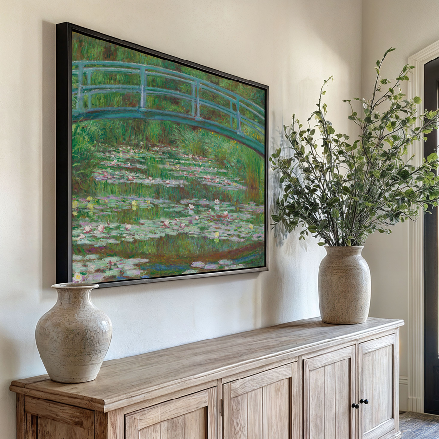 The Japanese Footbridge by Claude Monet 1899