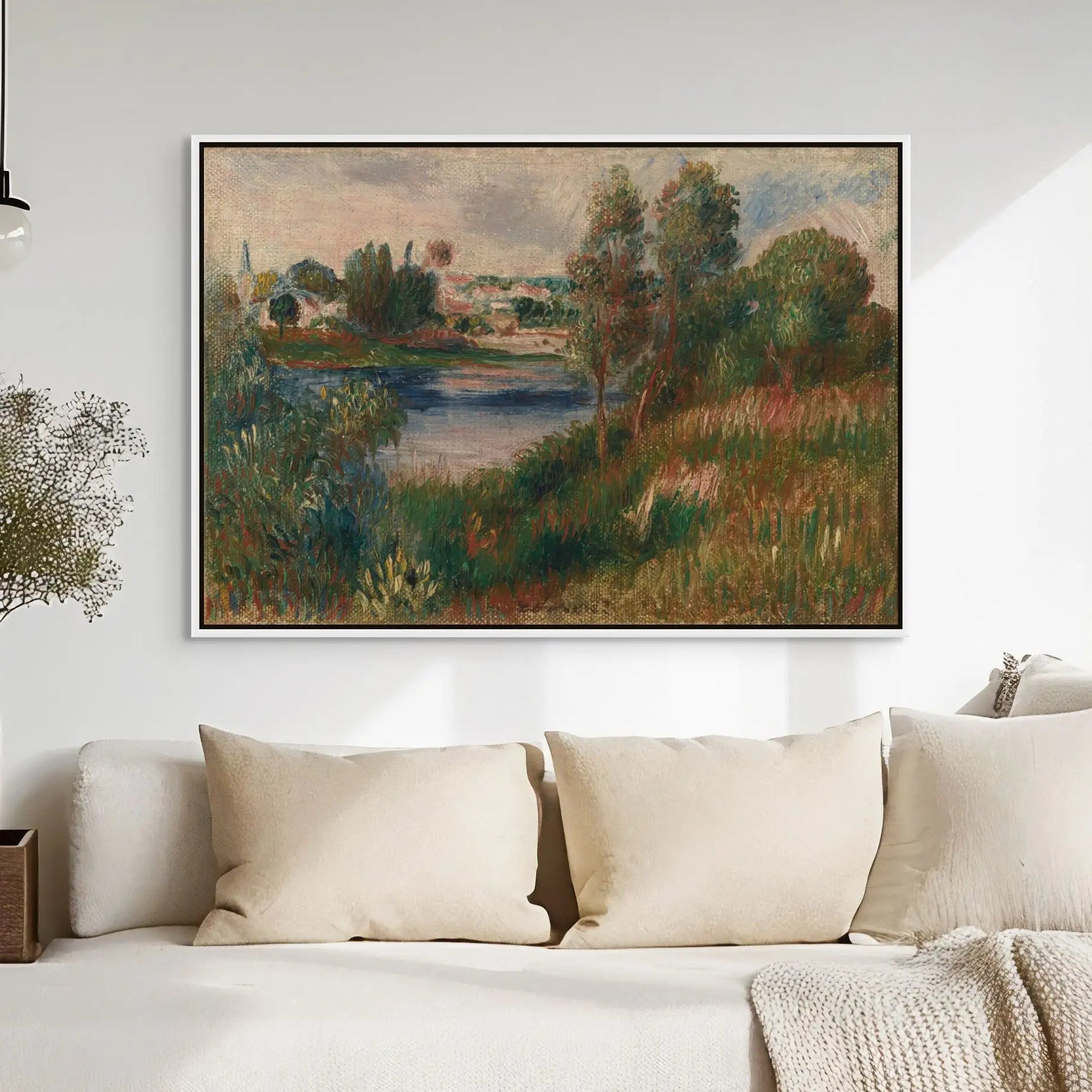 Landscape at Vetheuil by Auguste Renoir 1890