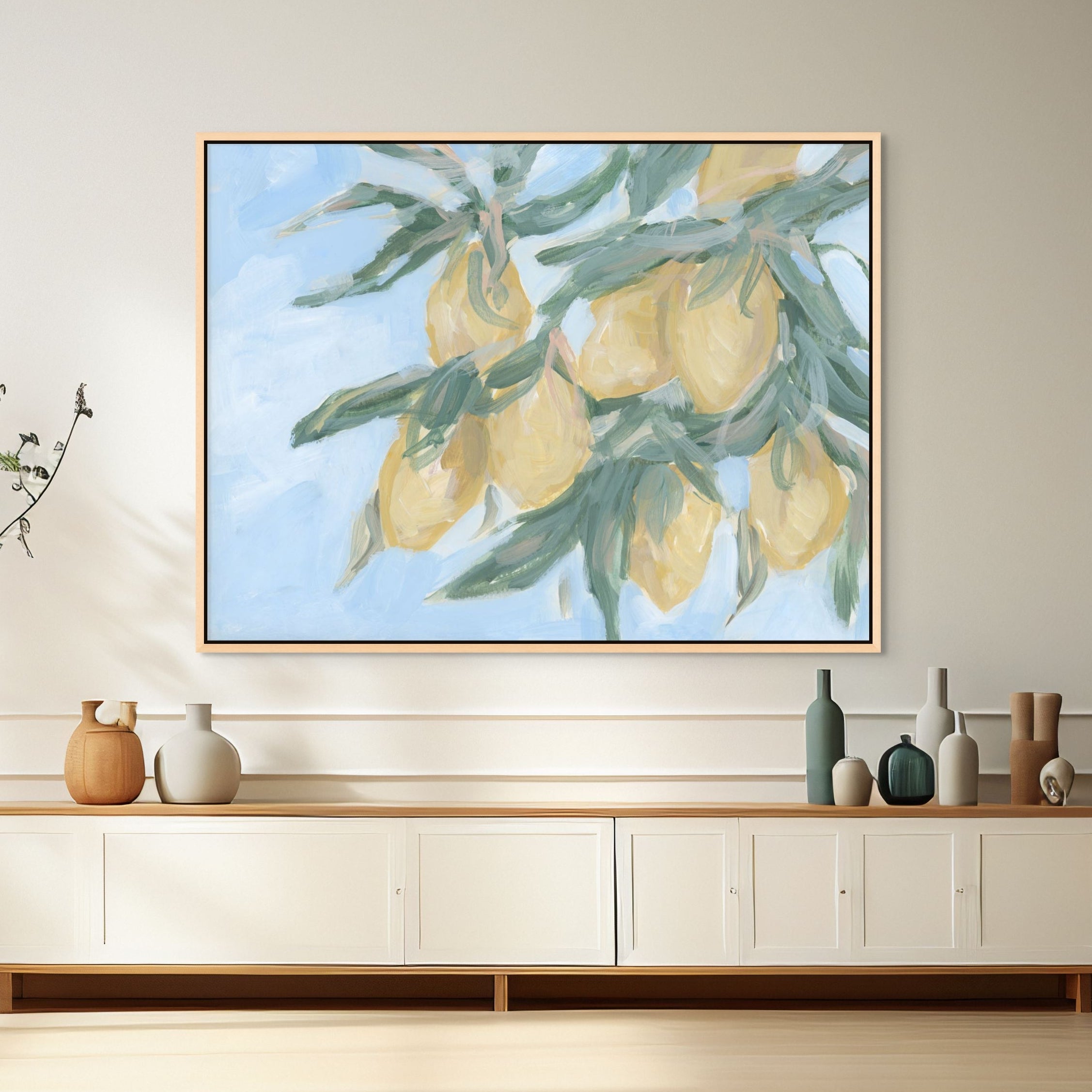 Lemon Drop Canvas | Giri Designs Wall Art