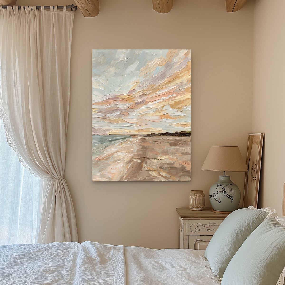 Looking for Seashells, 24" x 32", Gallery Wrapped 0.75" Deep - Final Sale
