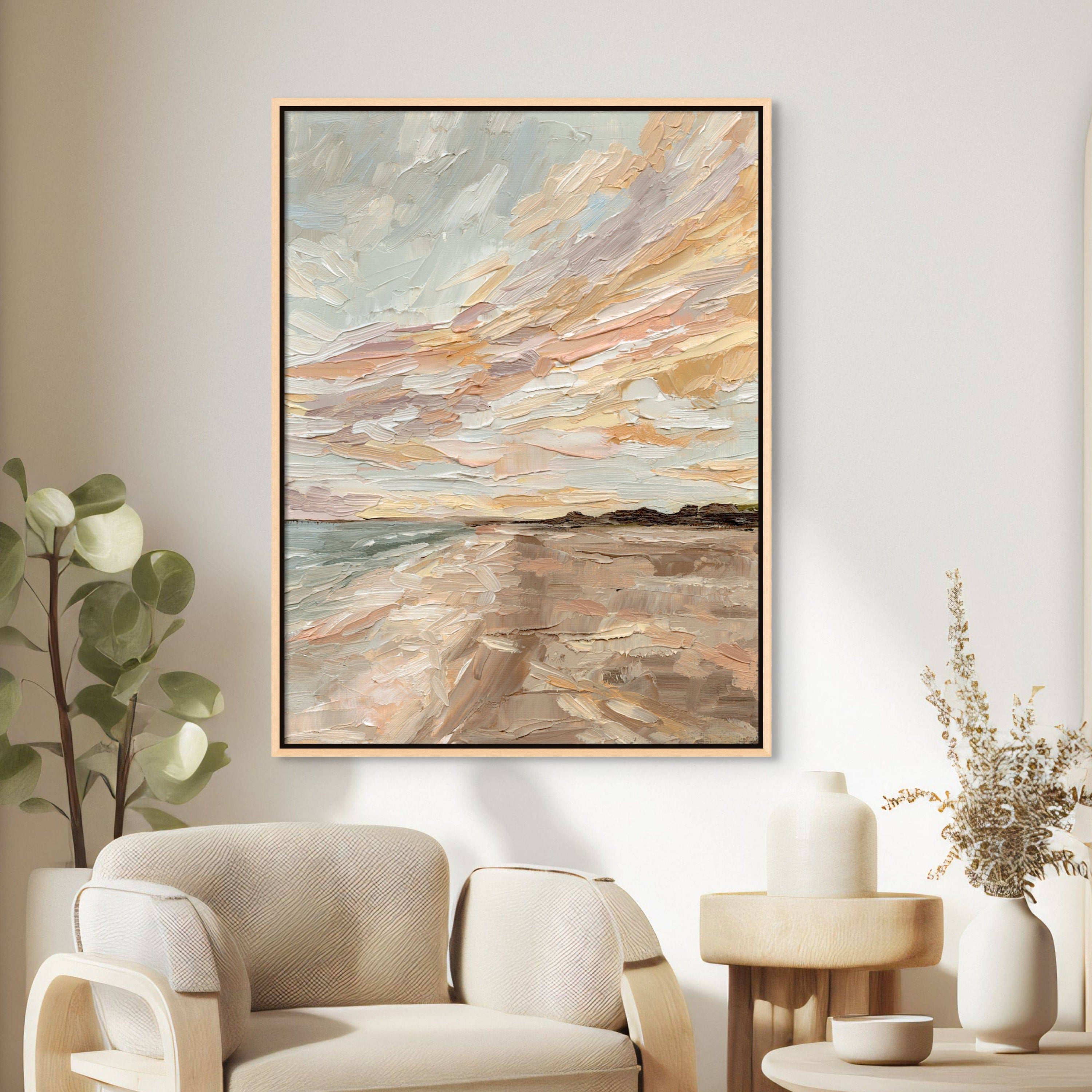 Looking for Seashells - Hand Embellished - Giri Designs