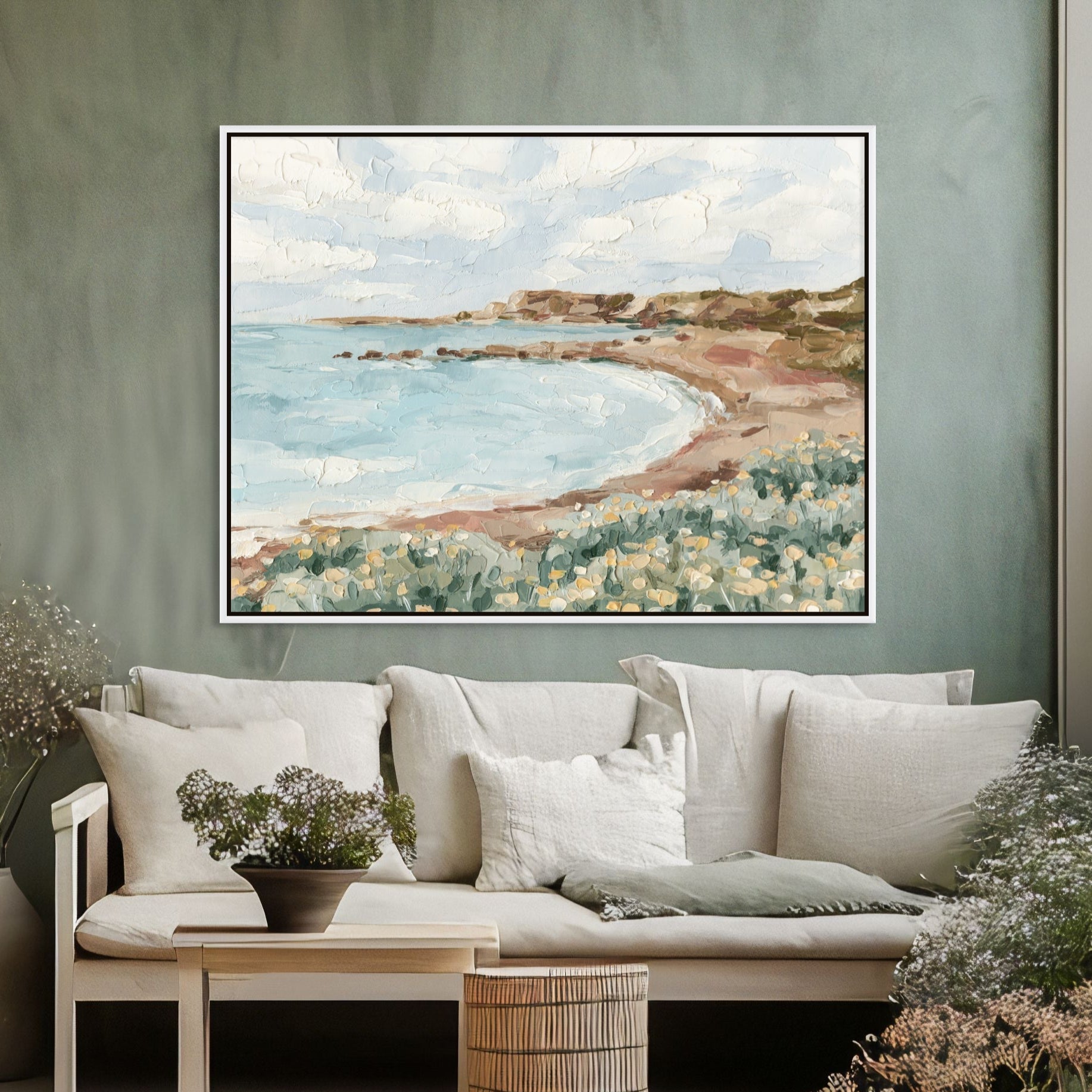 Low Tide - Hand Embellished - Giri Designs