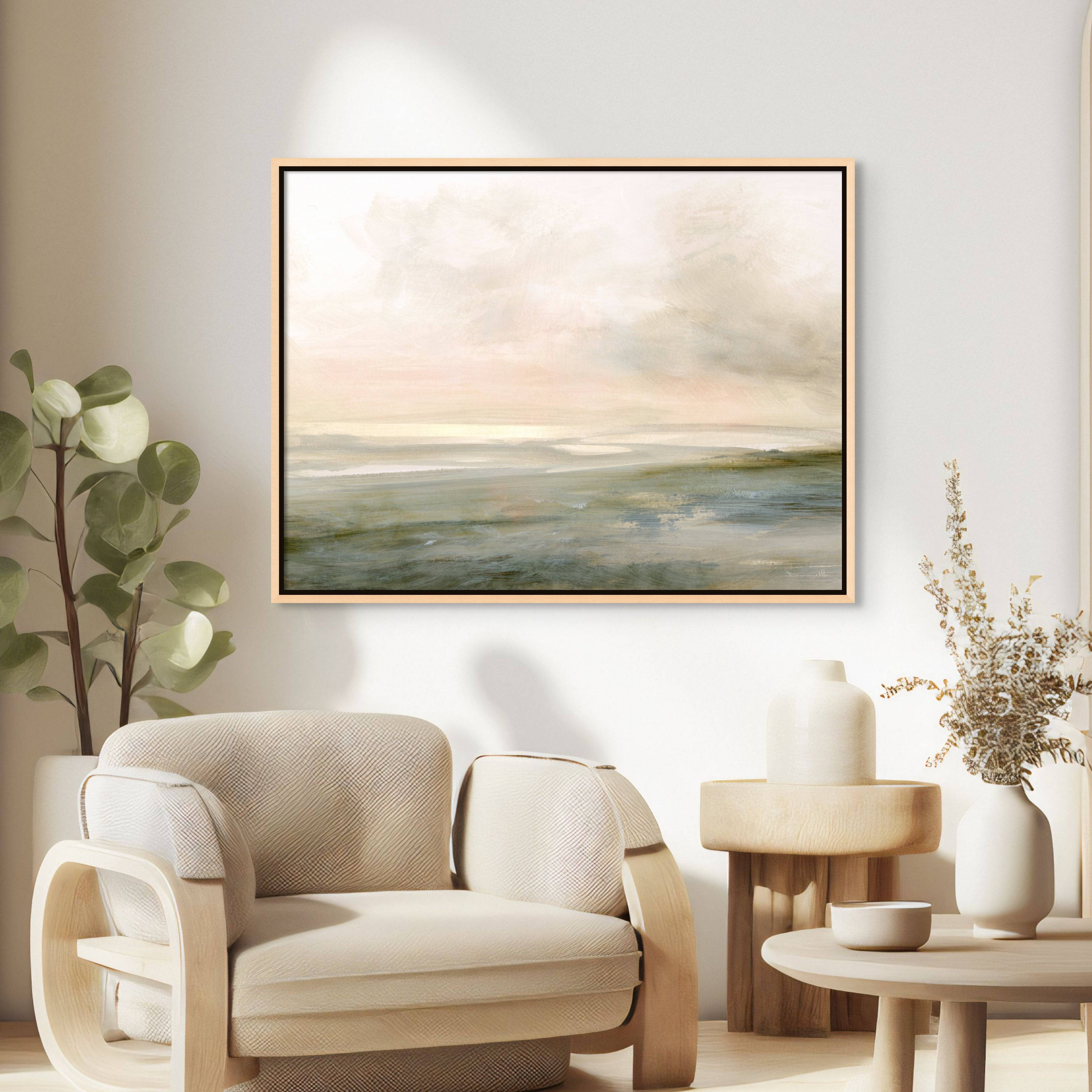 Low Tide Summer Canvas | Giri Designs Wall Art