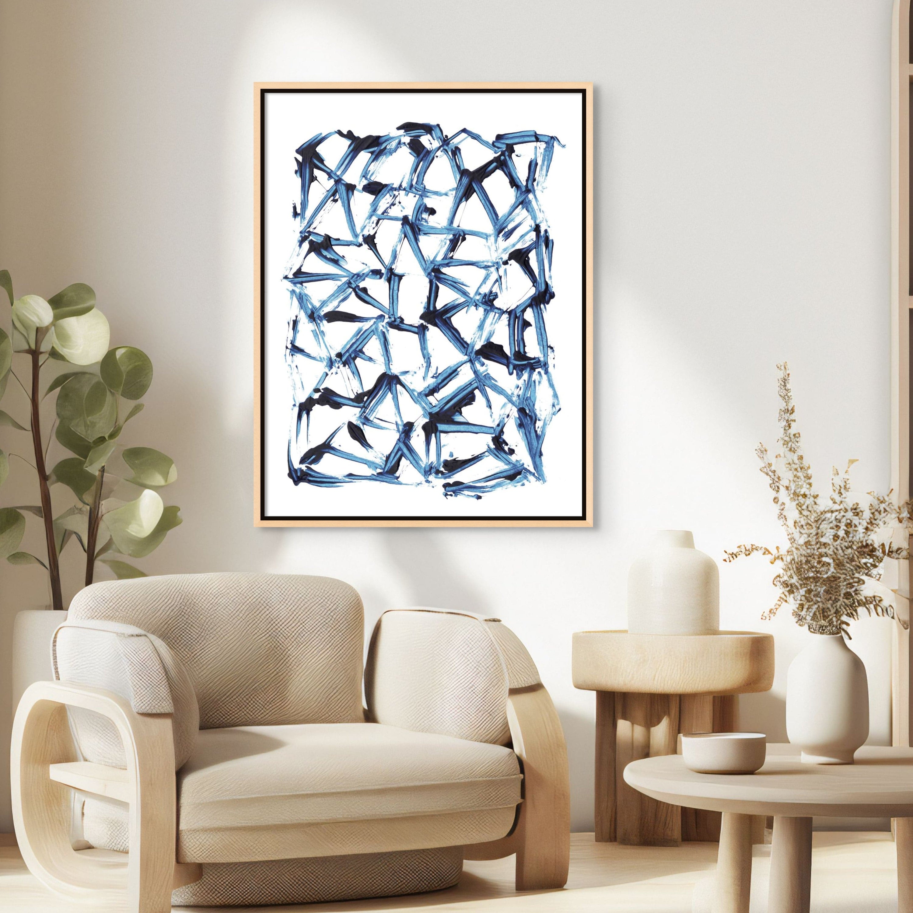 Blue Minimal - Giri Designs