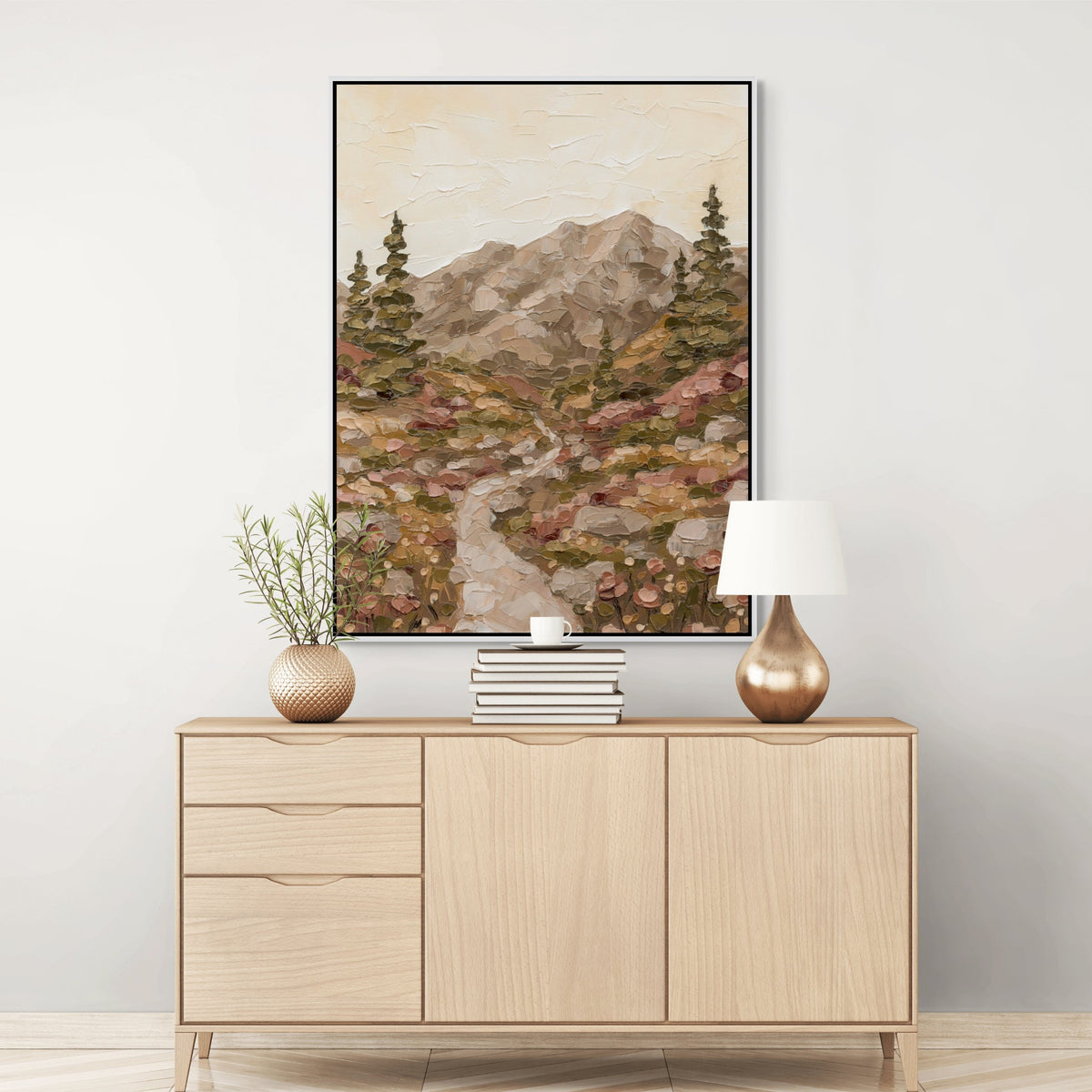 Mountain Byway - Hand Embellished