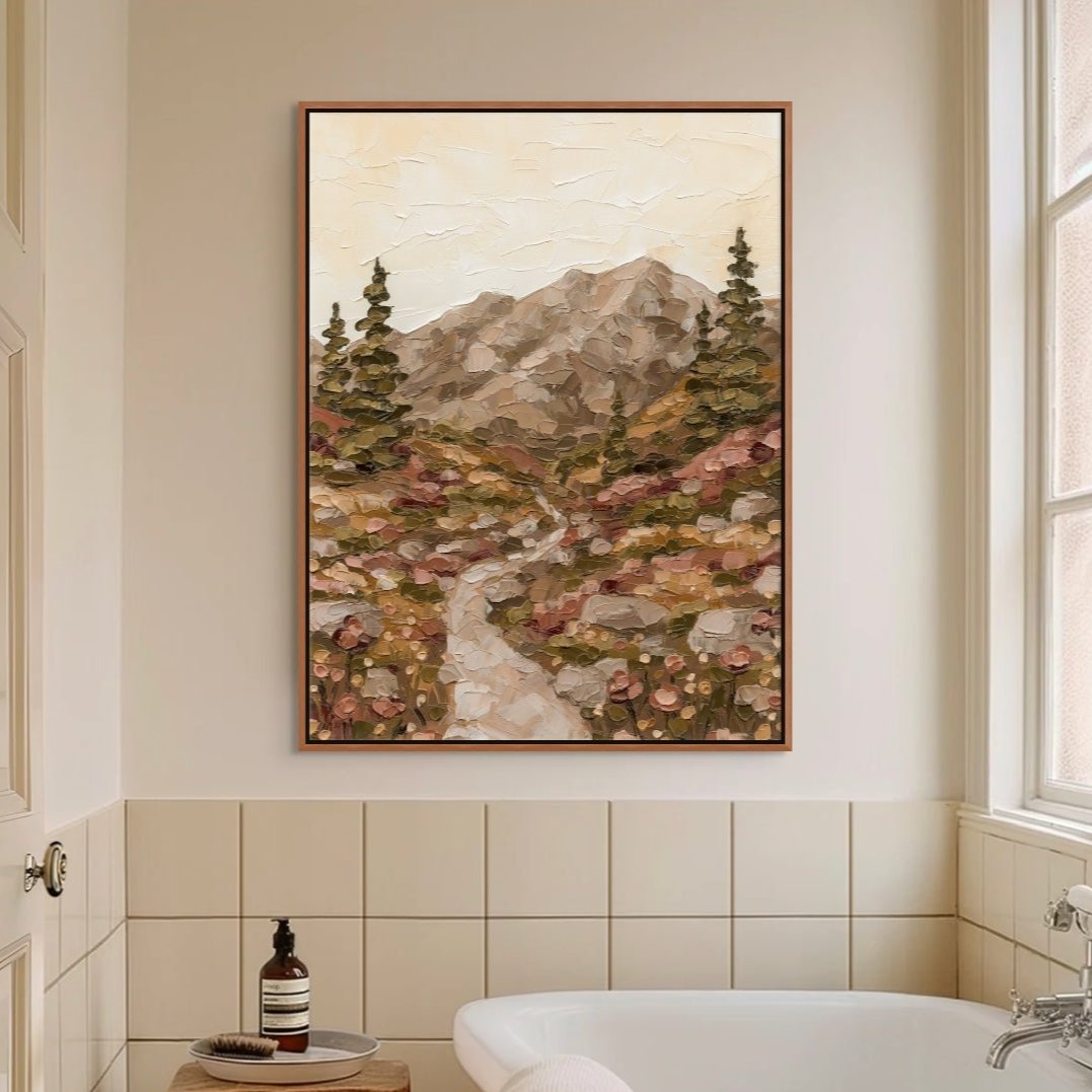 Mountain Byway - Hand Embellished